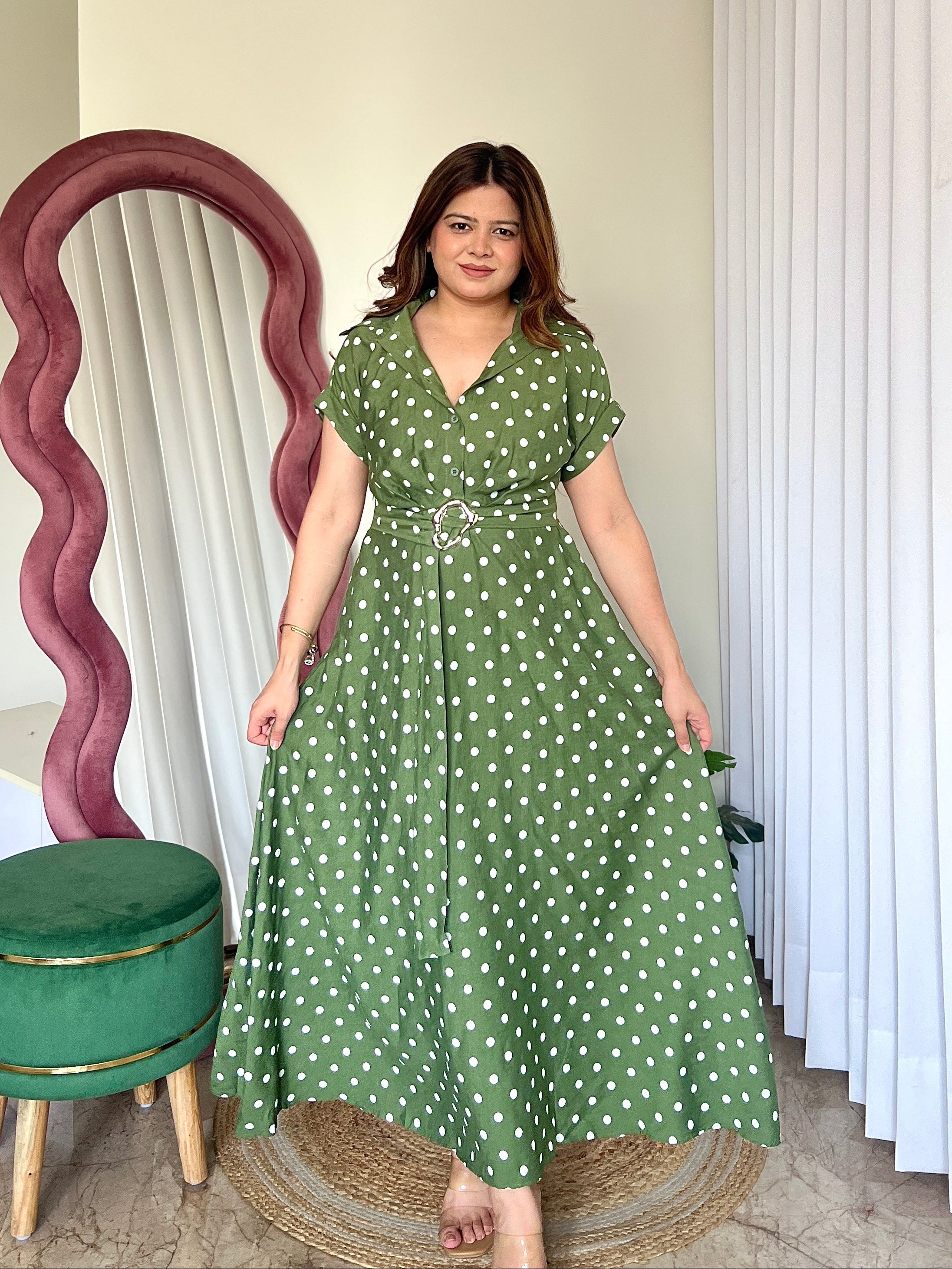 REESE POLKA DOT DRESS