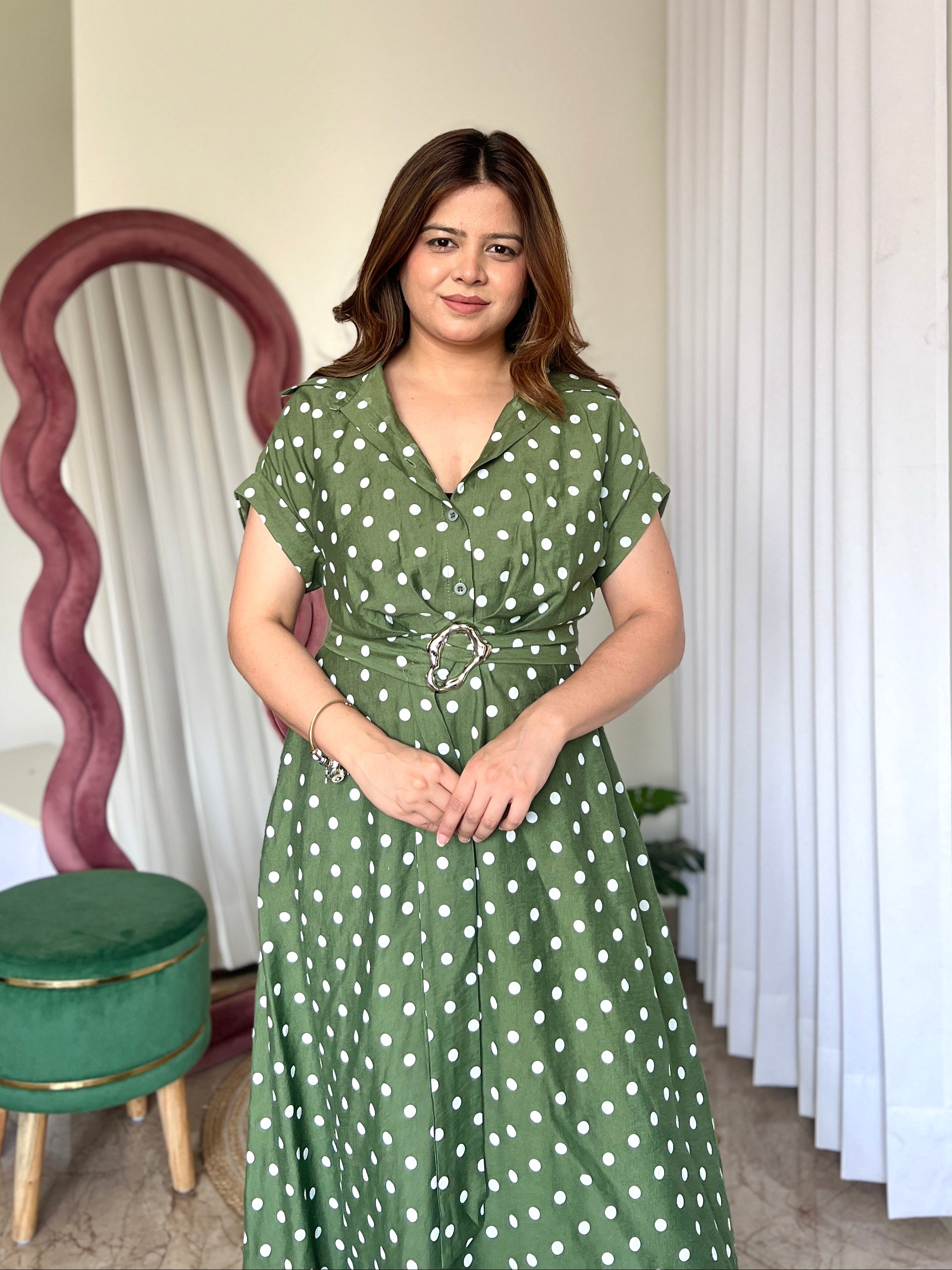 REESE POLKA DOT DRESS