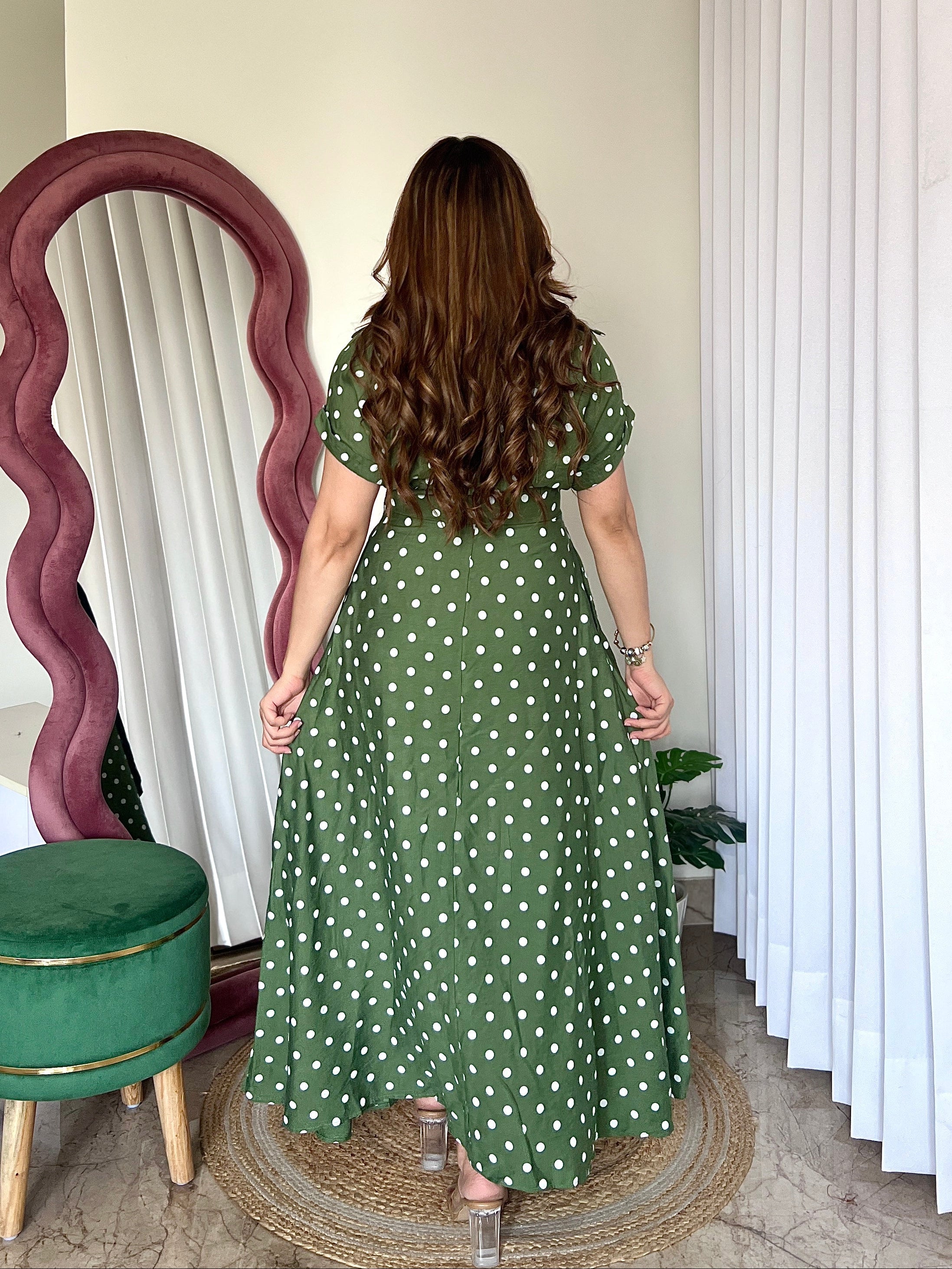 REESE POLKA DOT DRESS