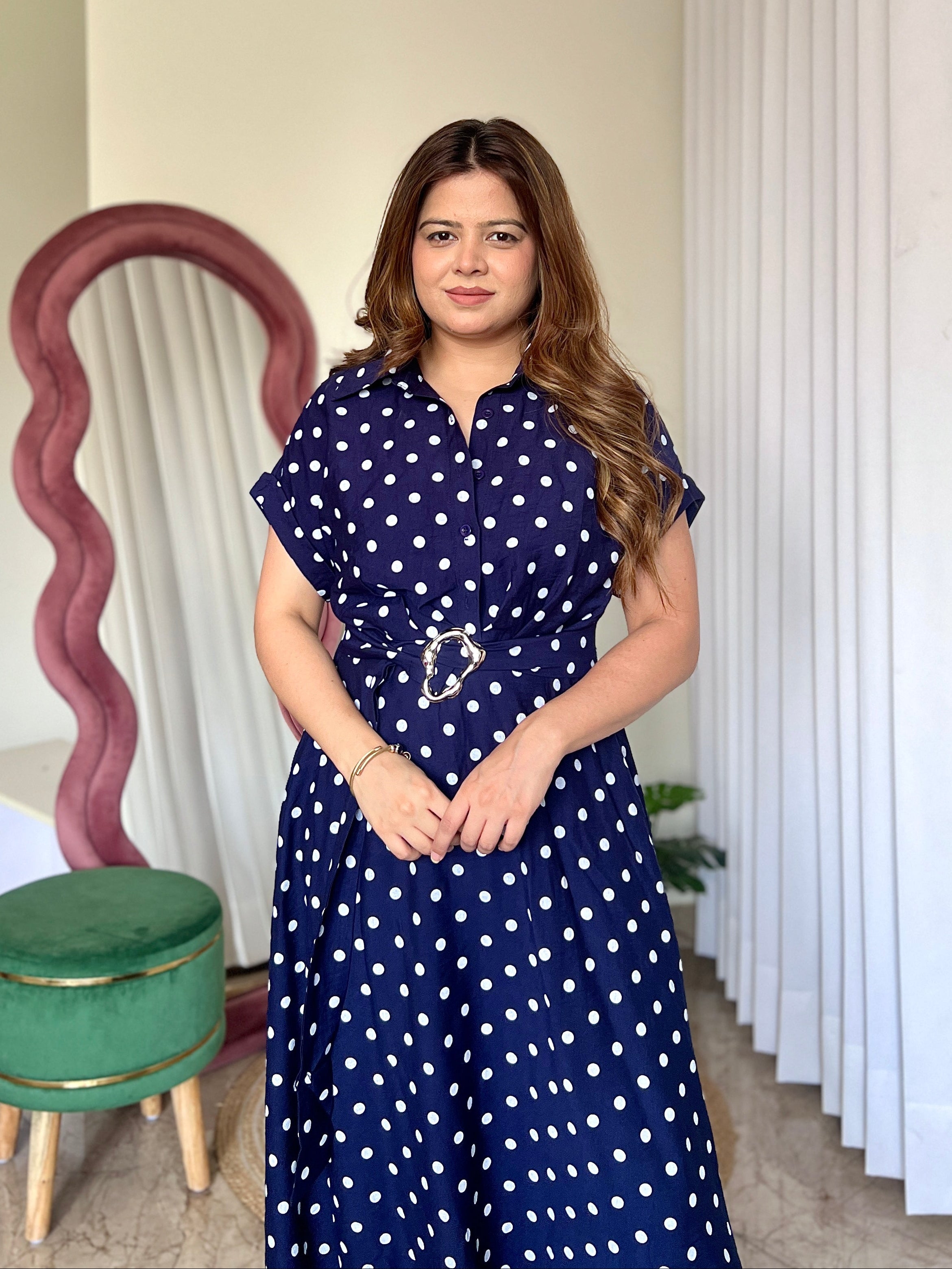 REESE POLKA DOT DRESS
