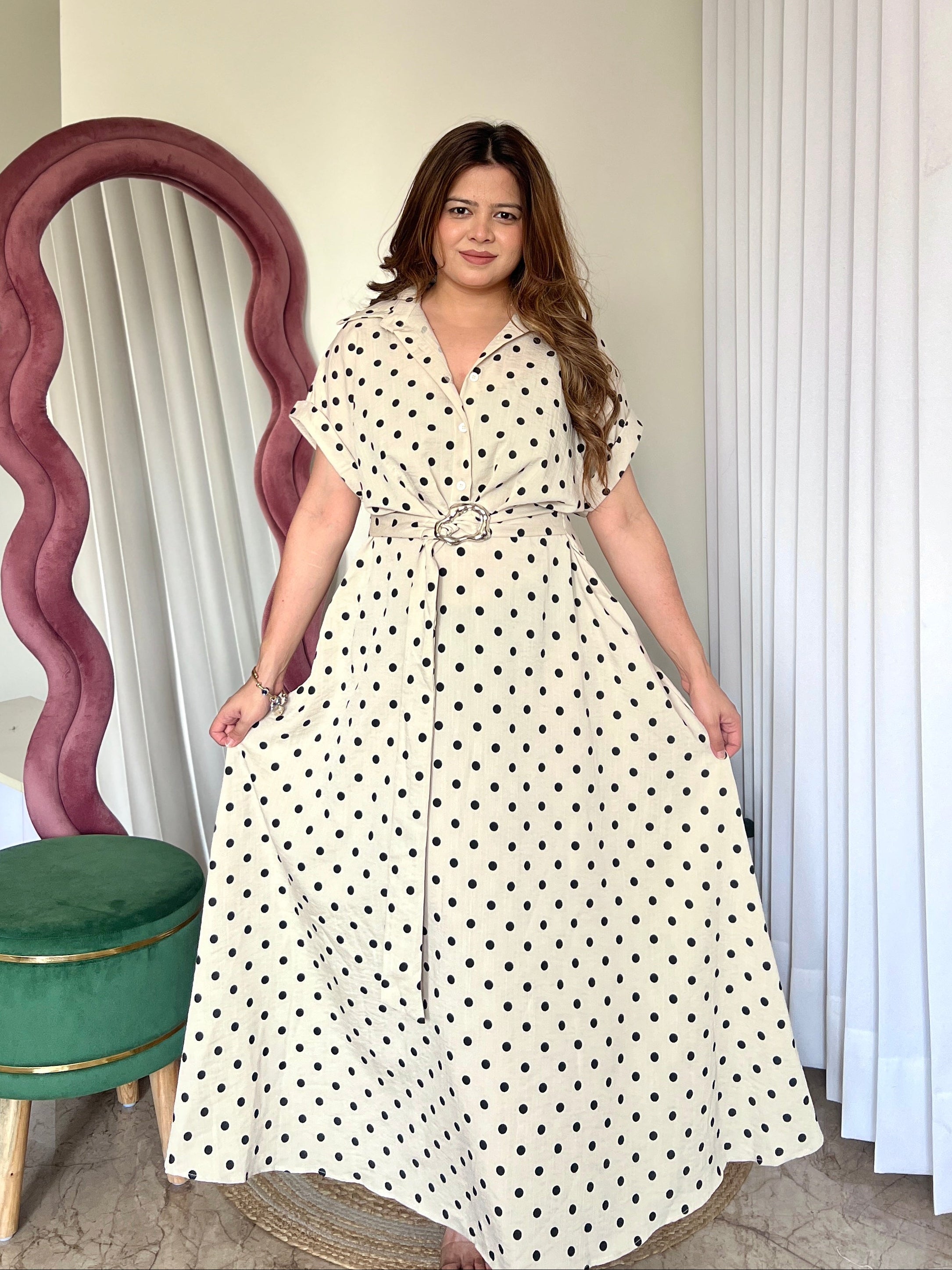 REESE POLKA DOT DRESS