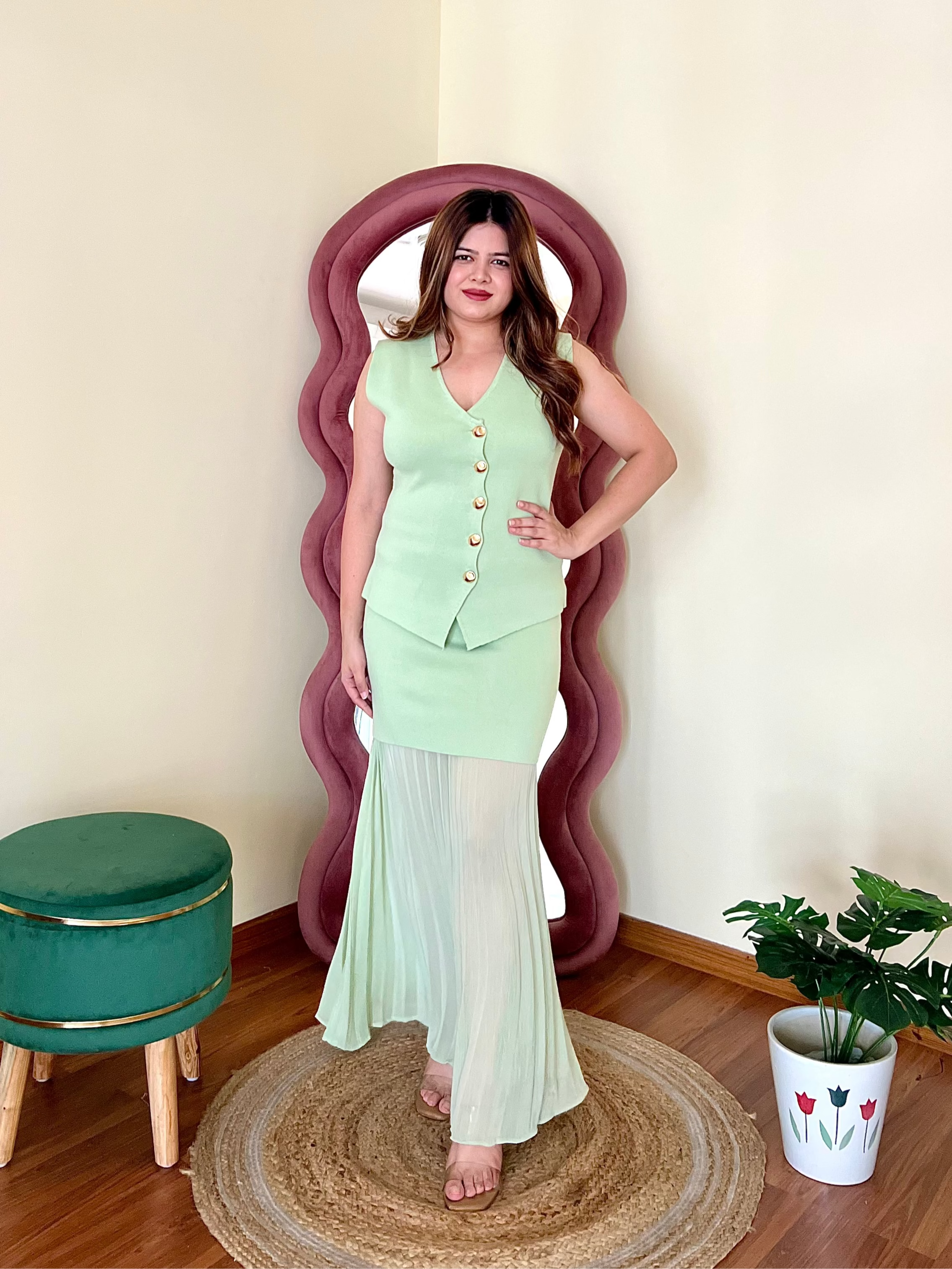 MARSHMALLOW SKIRT SET