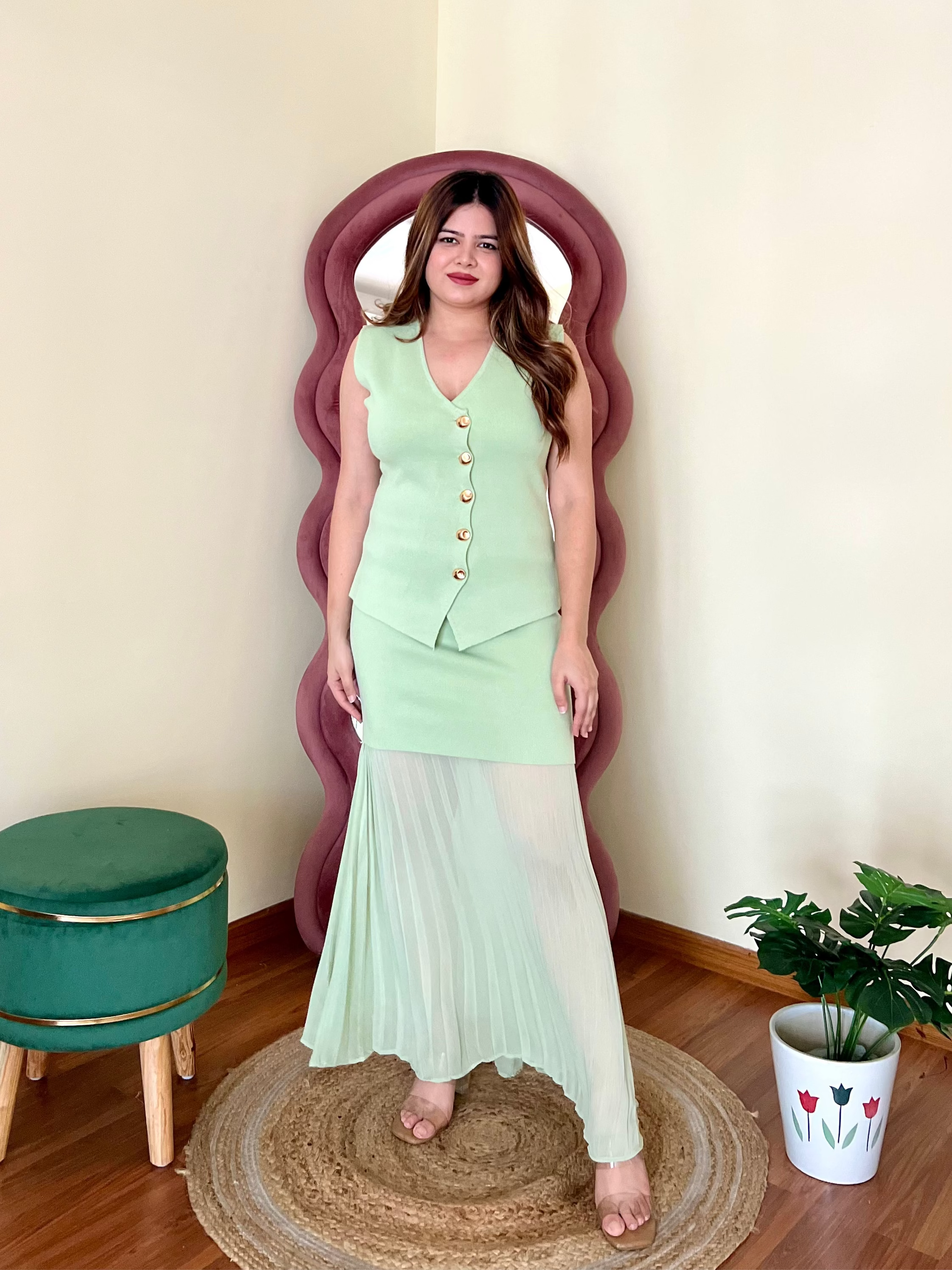 MARSHMALLOW SKIRT SET