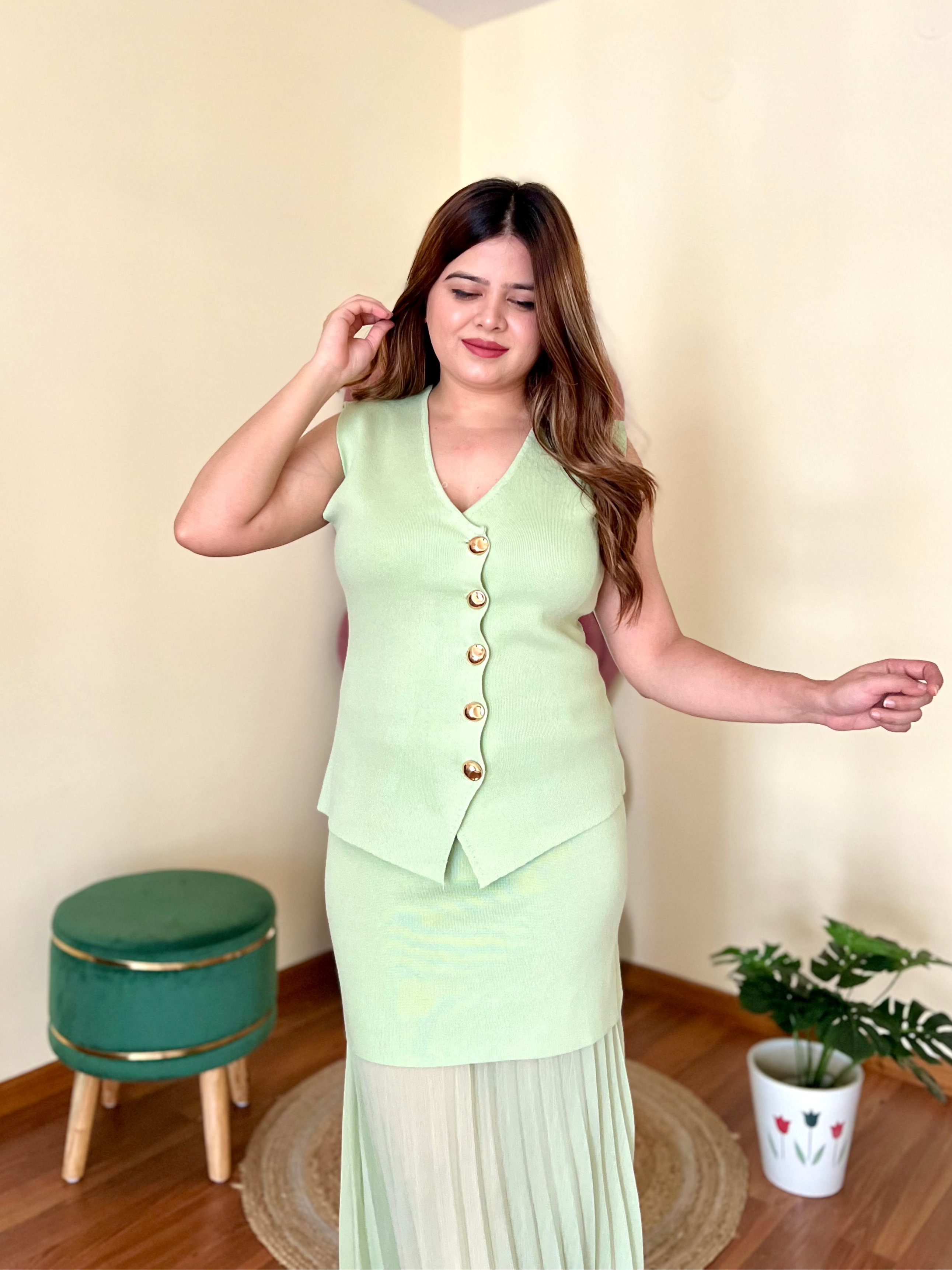 MARSHMALLOW SKIRT SET