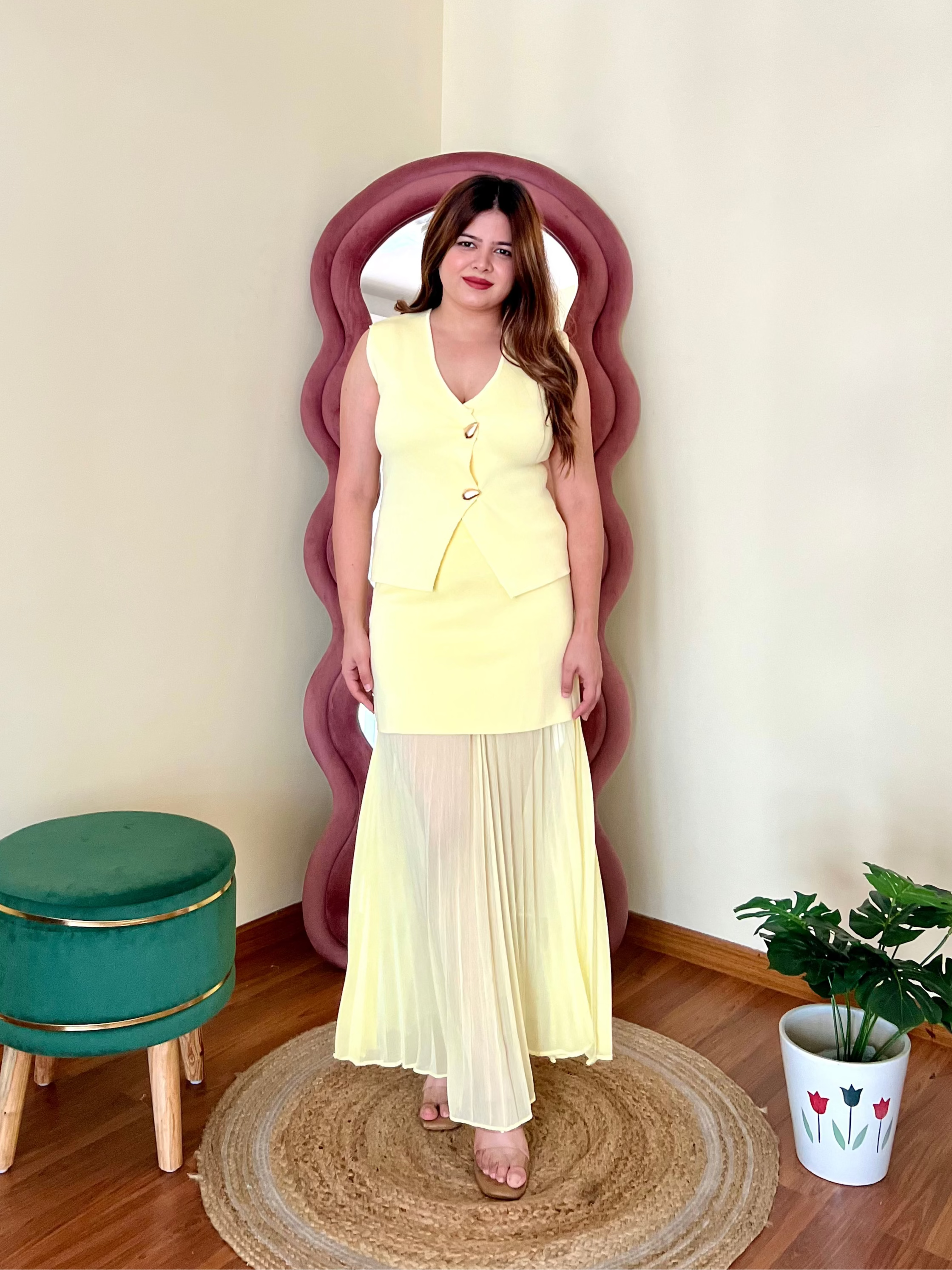 MARSHMALLOW SKIRT SET