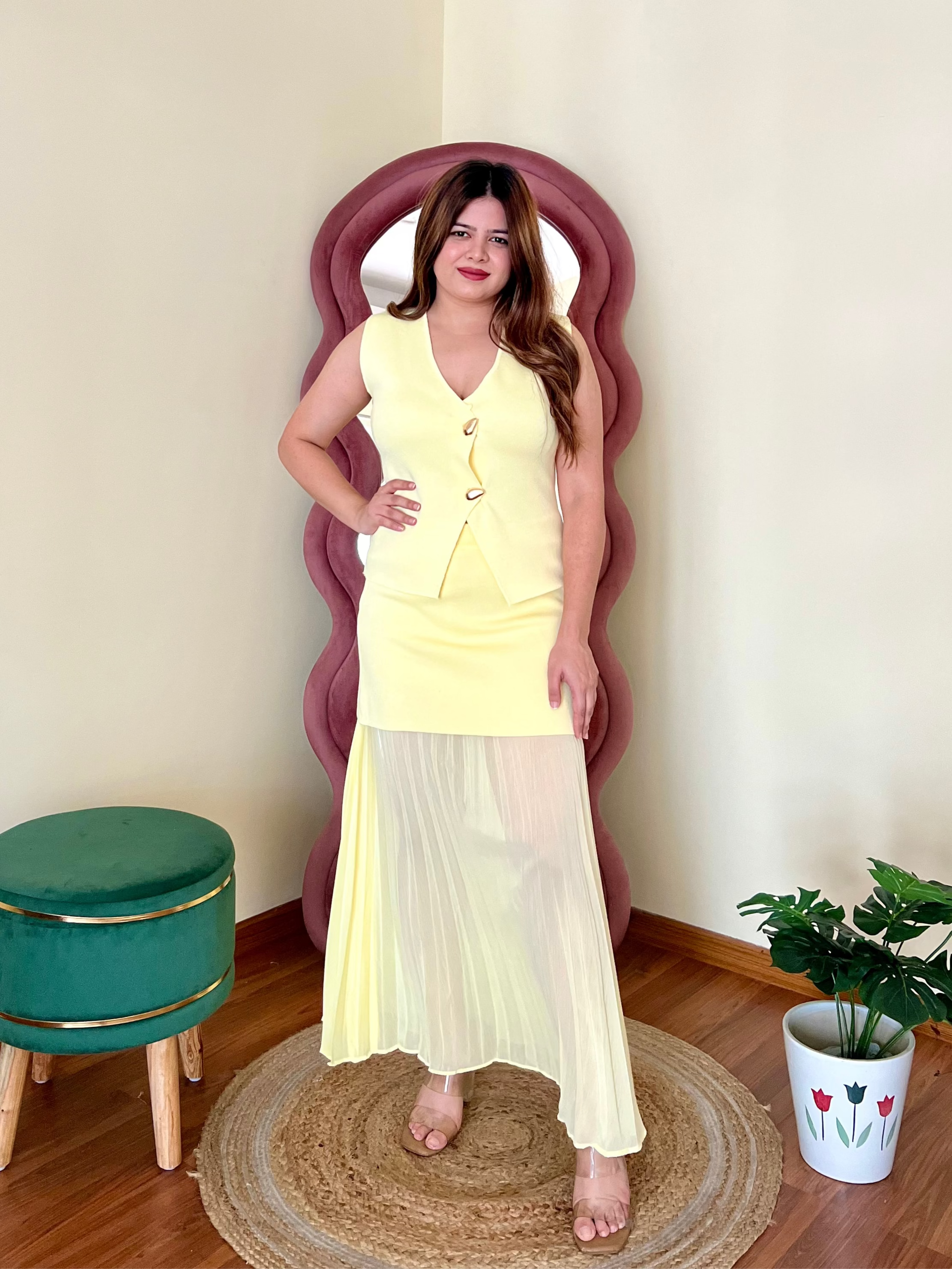 MARSHMALLOW SKIRT SET