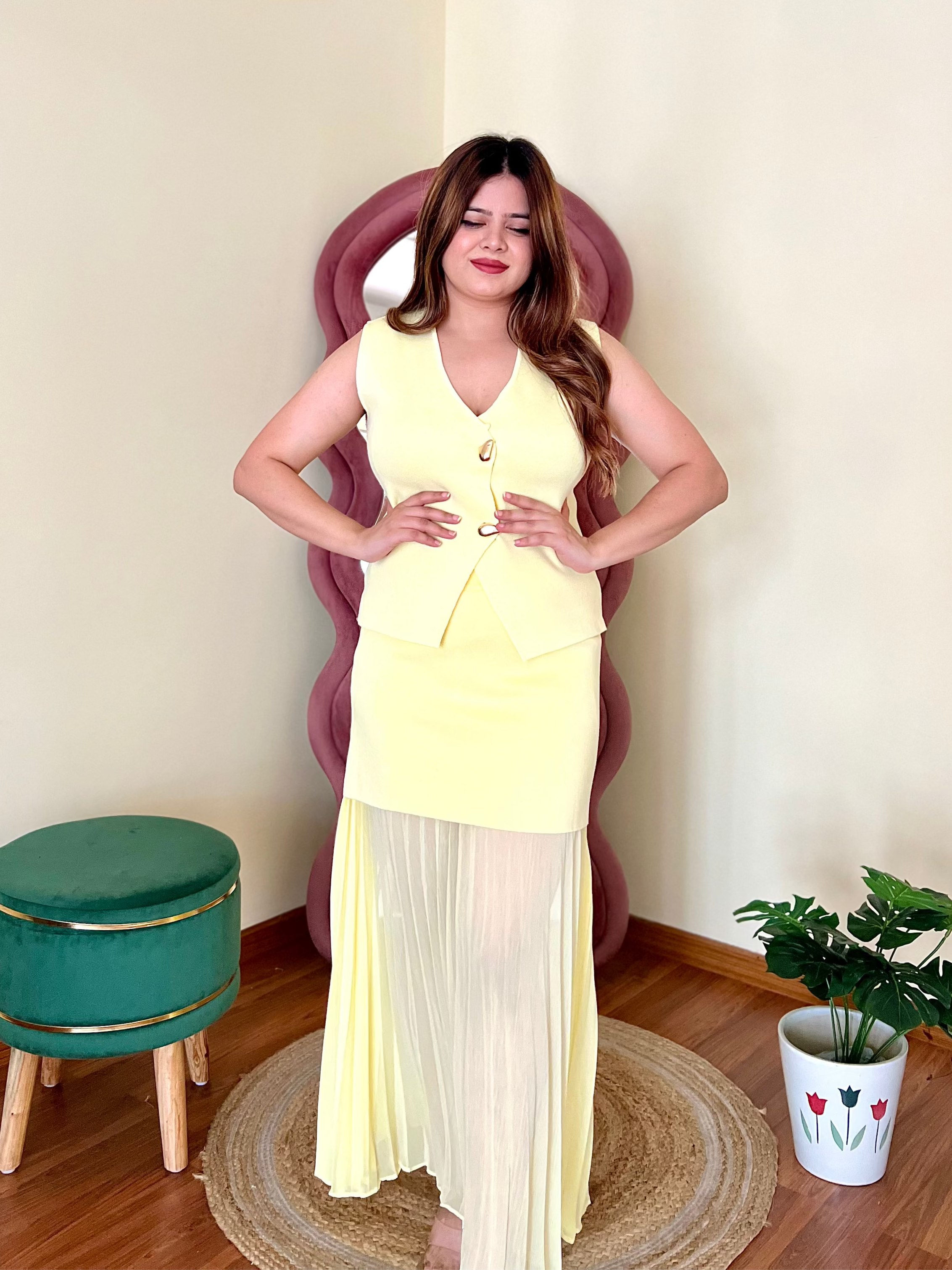 MARSHMALLOW SKIRT SET