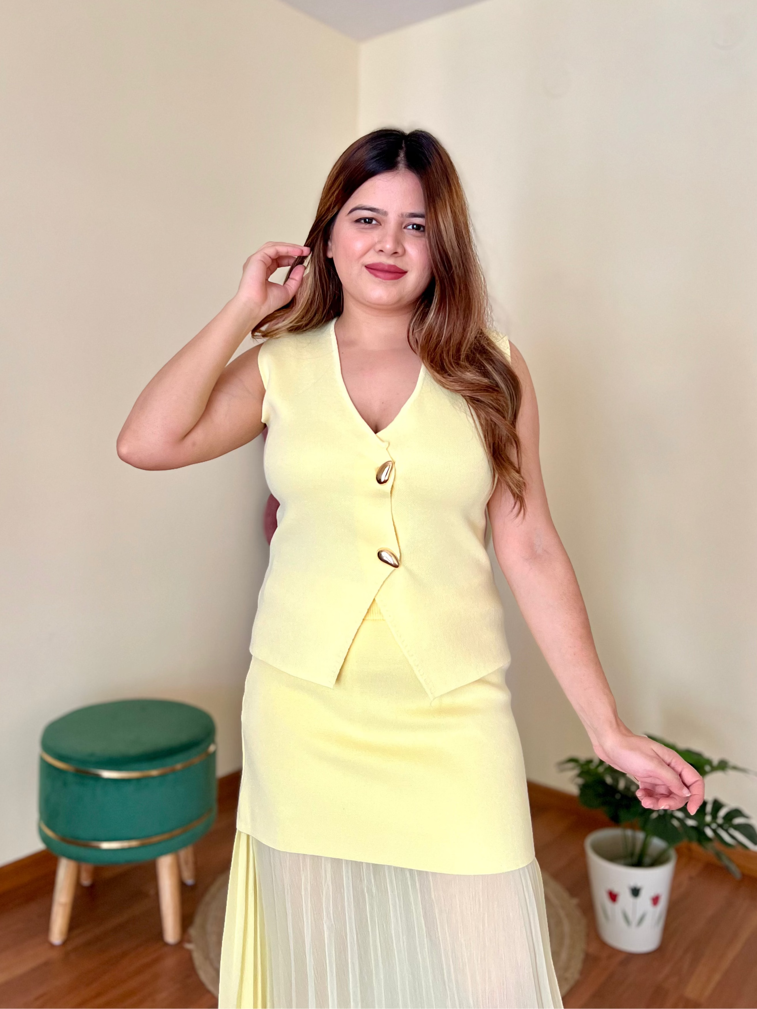 MARSHMALLOW SKIRT SET