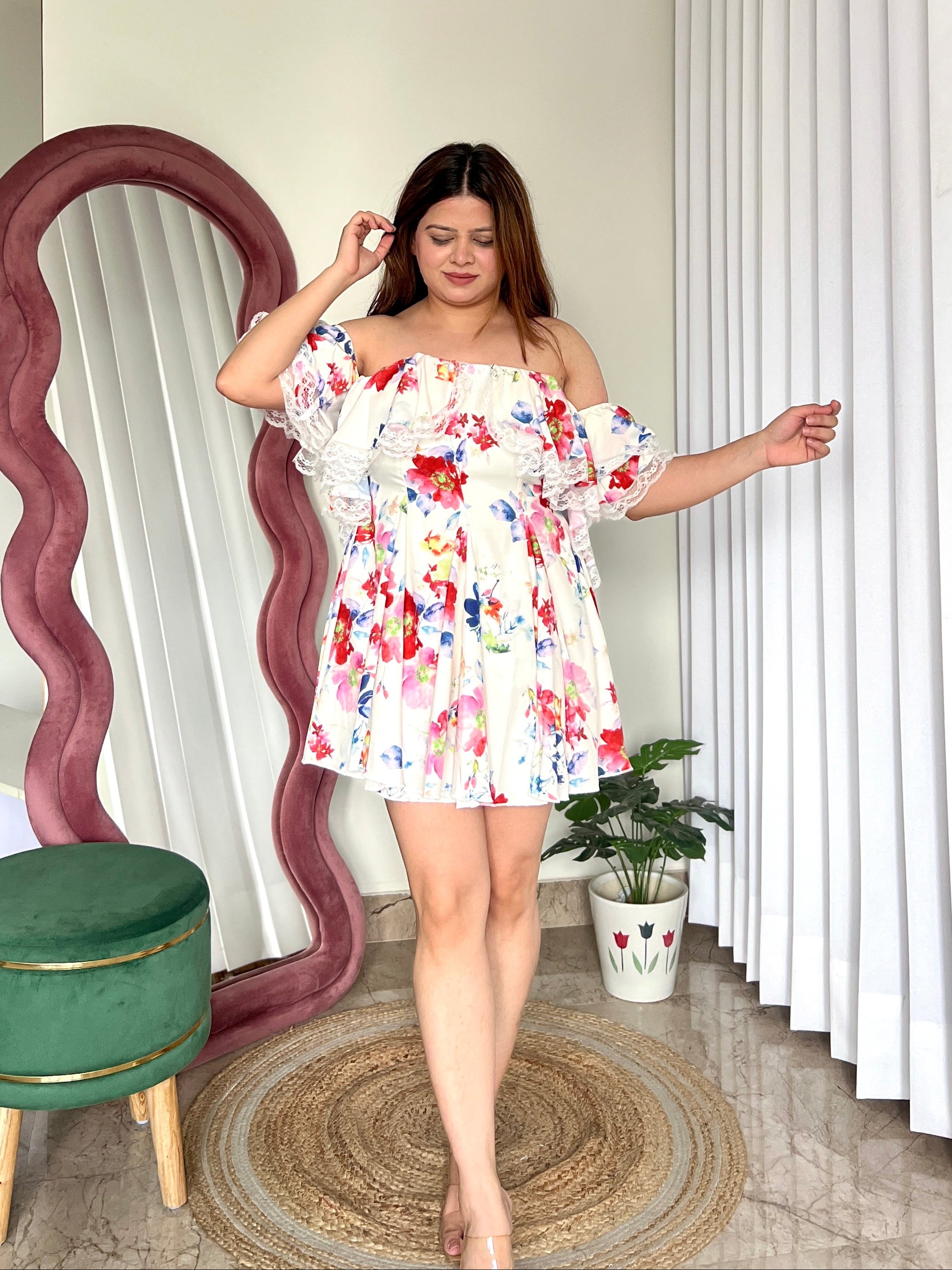AMI FLORAL DRESS