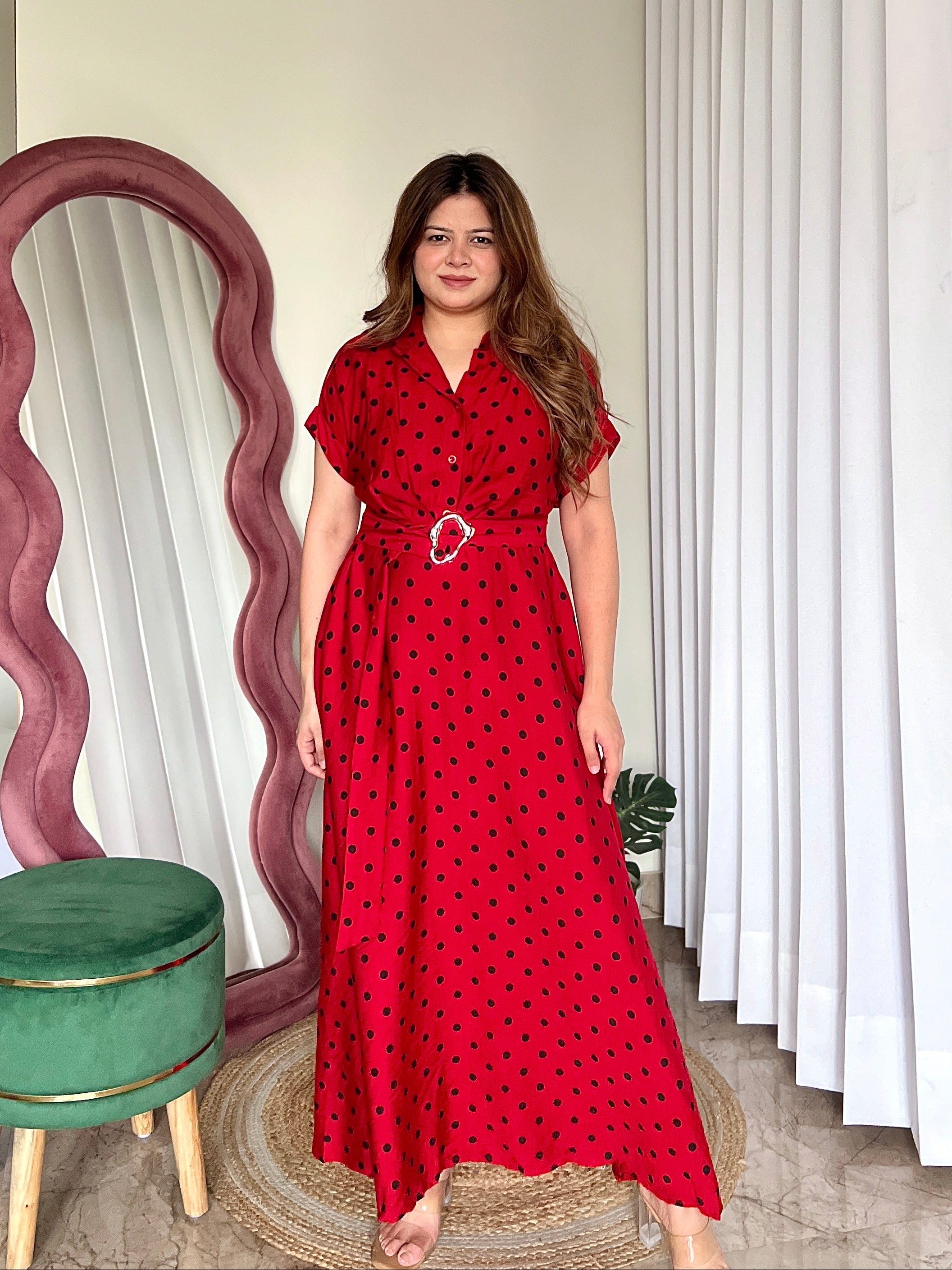 REESE POLKA DOT DRESS