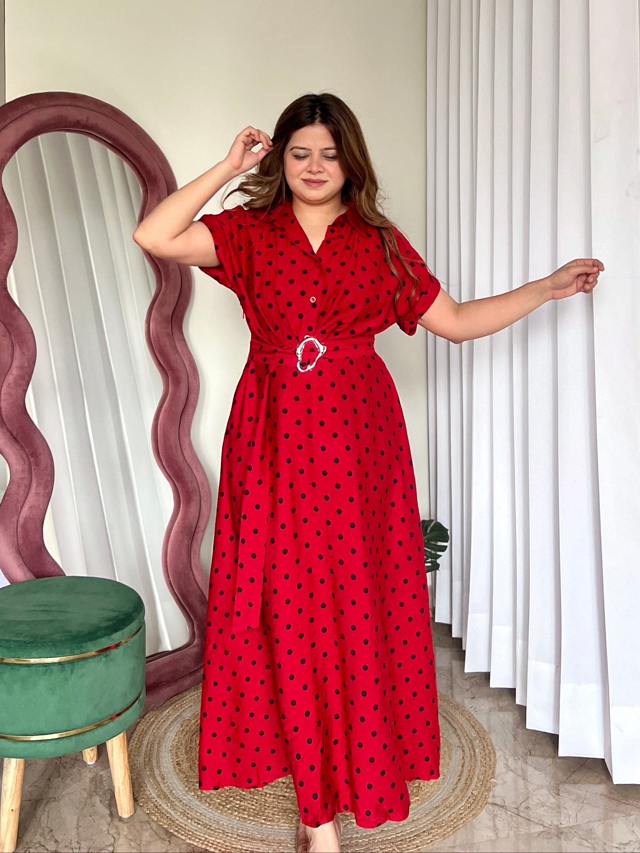 REESE POLKA DOT DRESS