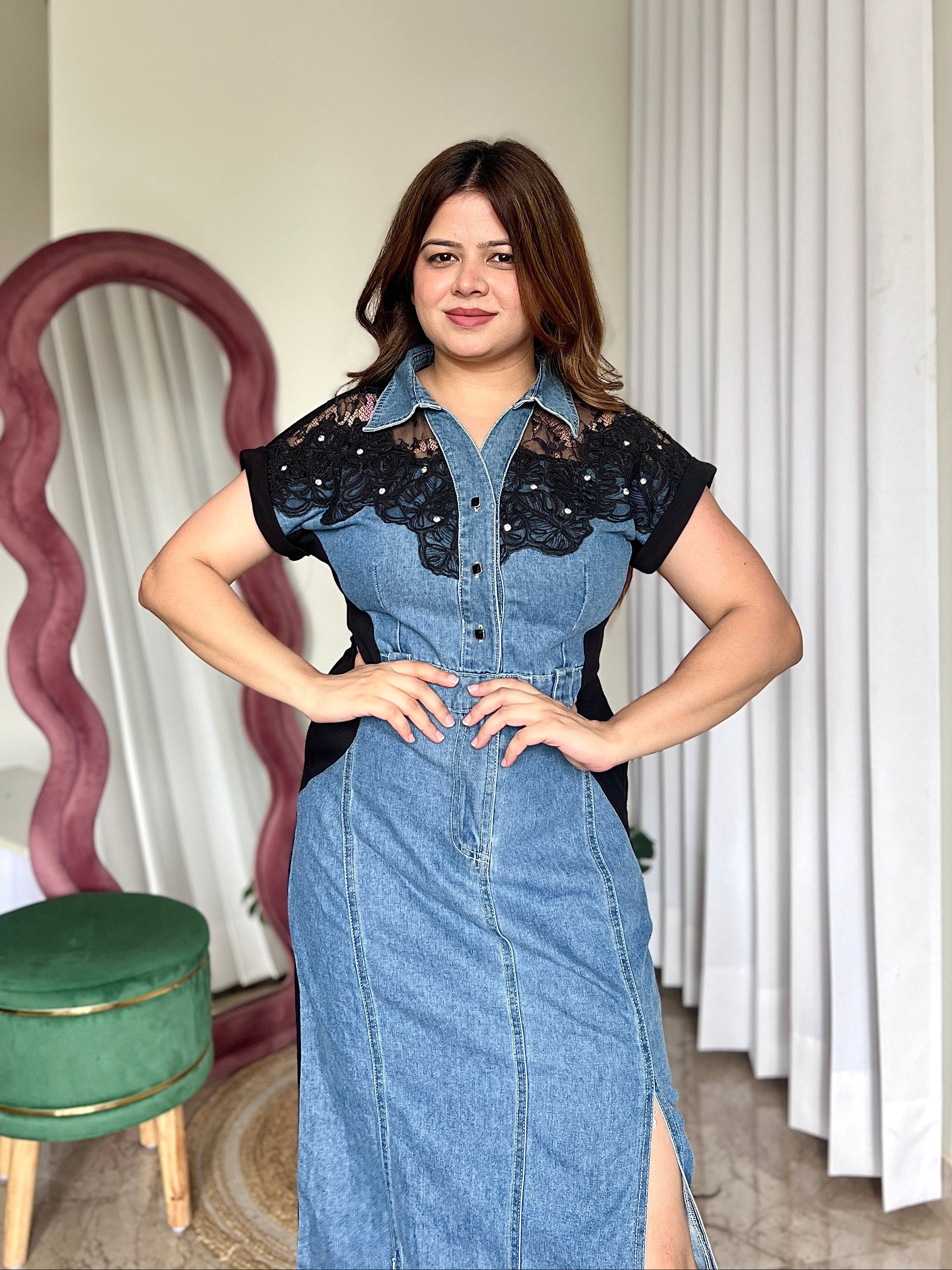 GEORGIE DENIM DRESS
