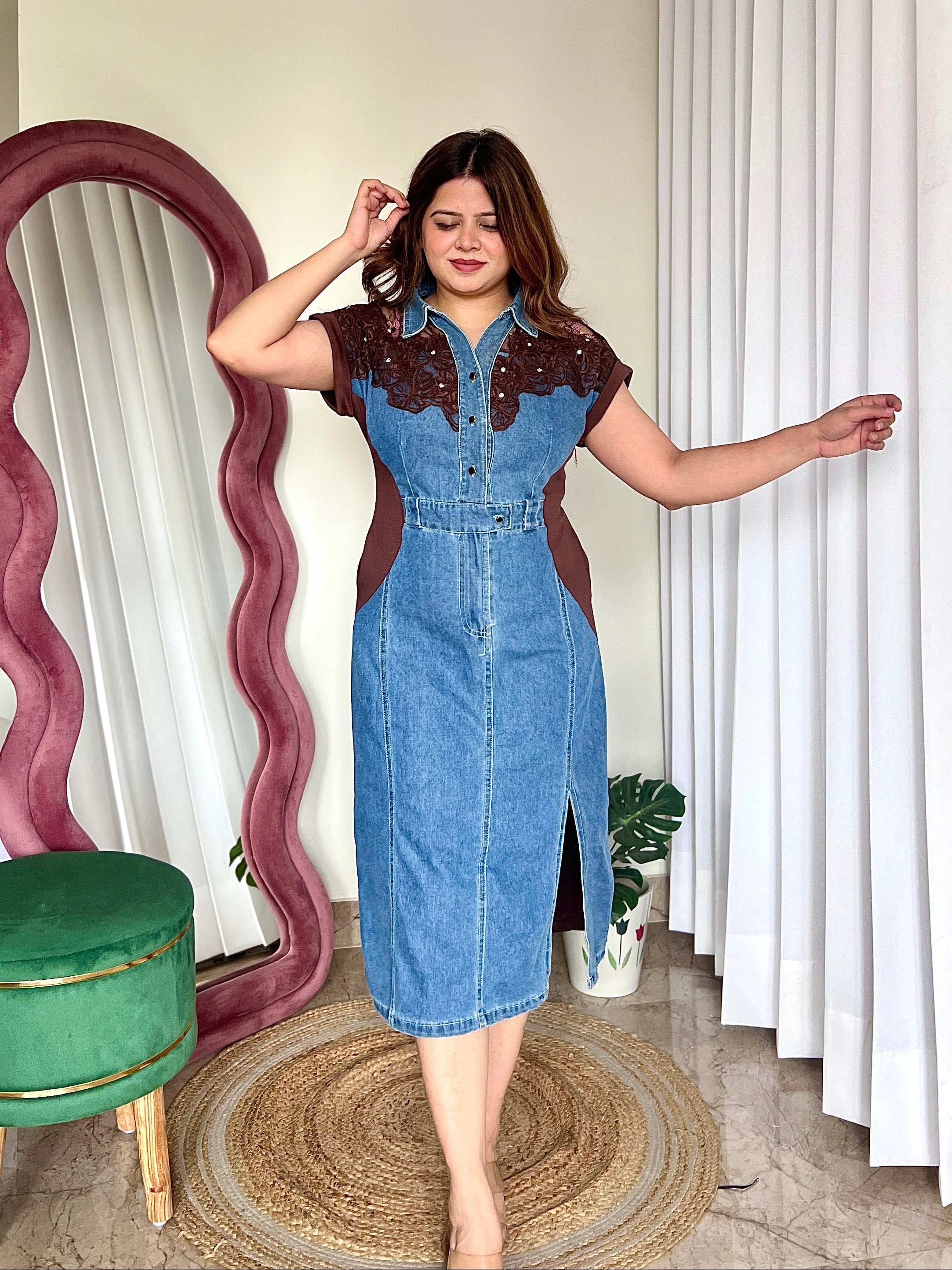 GEORGIE DENIM DRESS