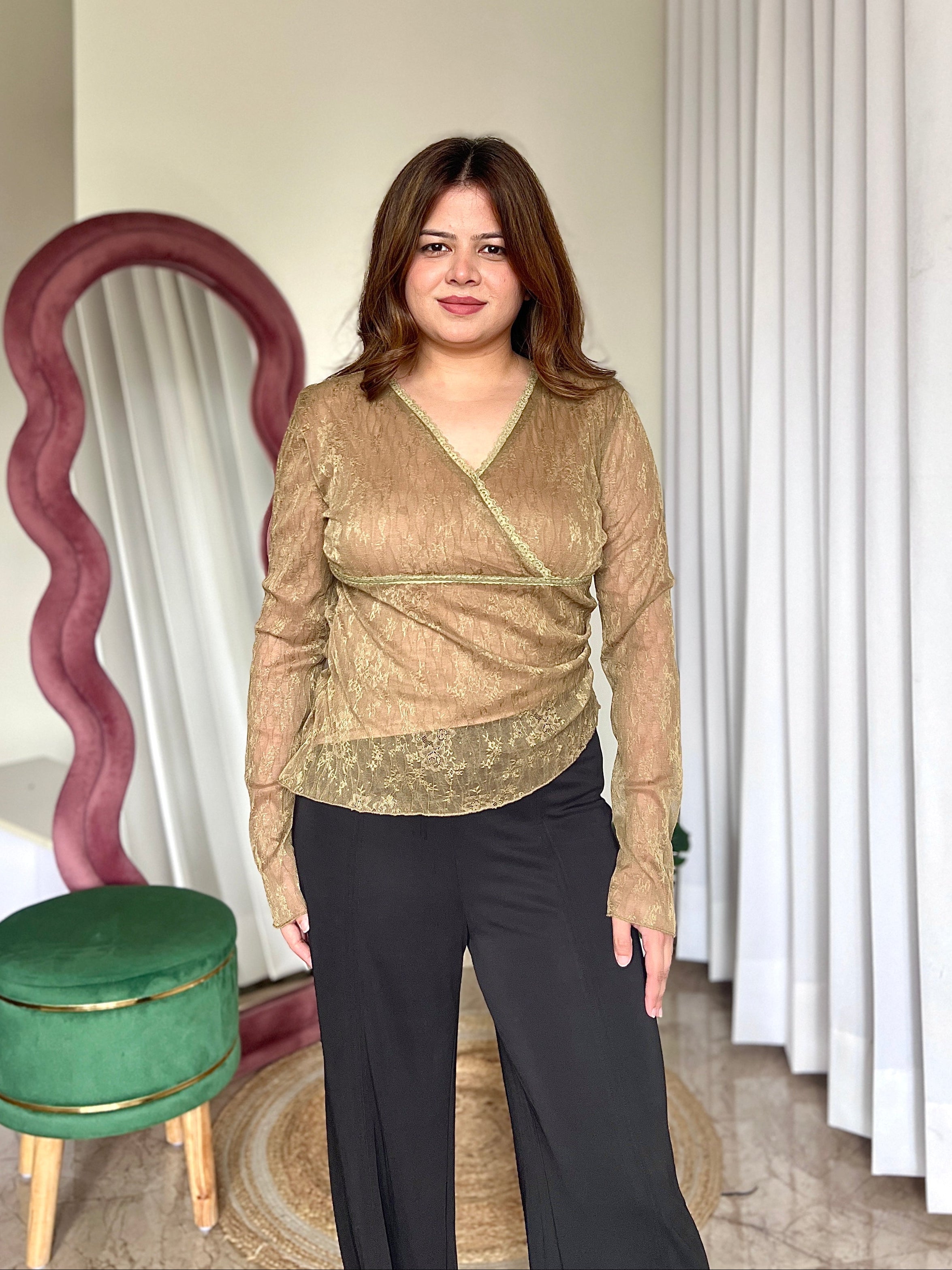 CHUCK LACE TOP