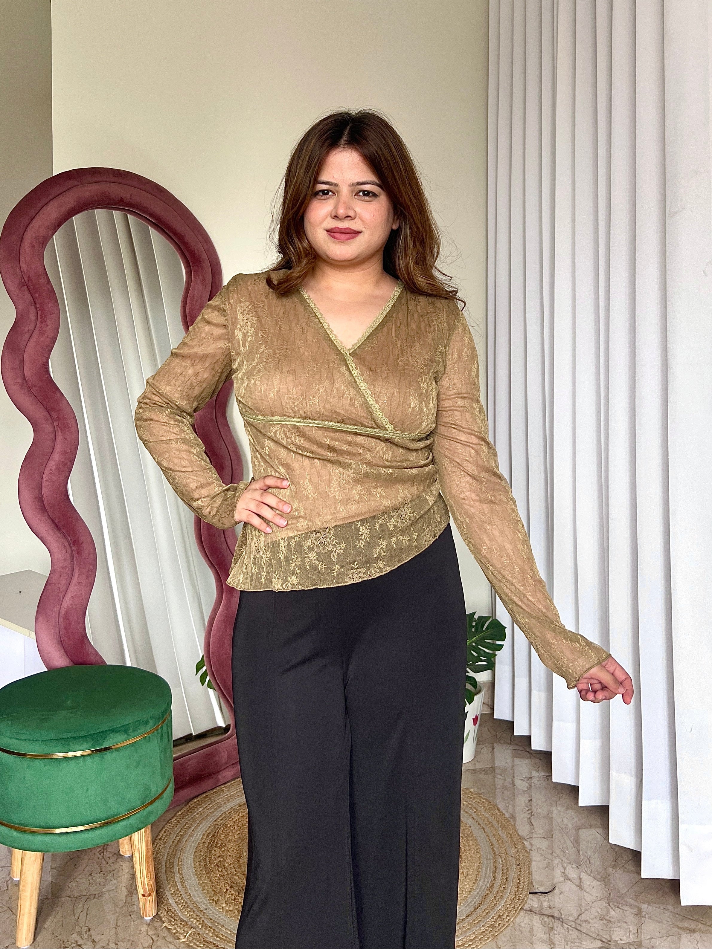 CHUCK LACE TOP
