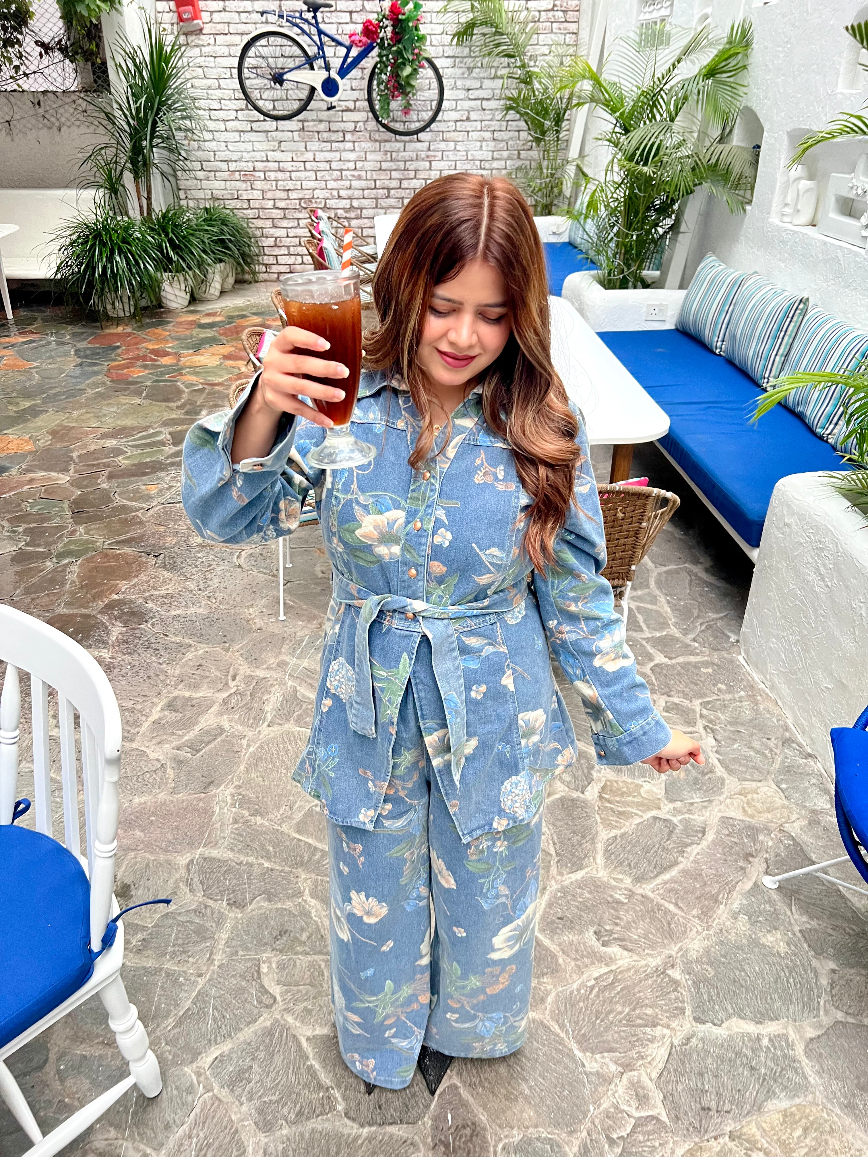 Jordan Floral Denim Coord