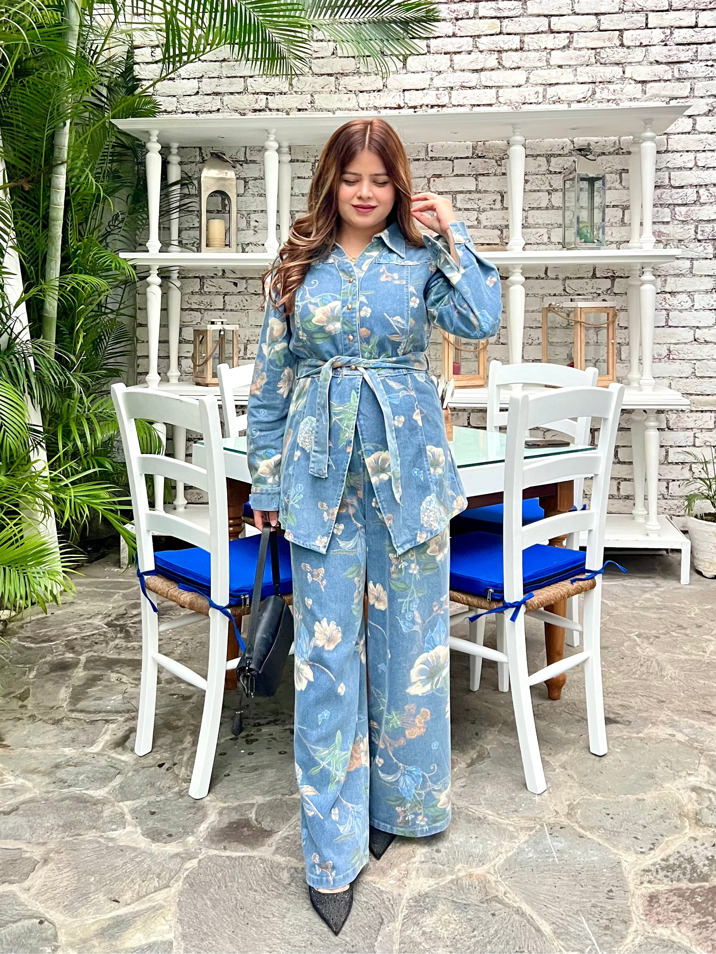 Jordan Floral Denim Coord