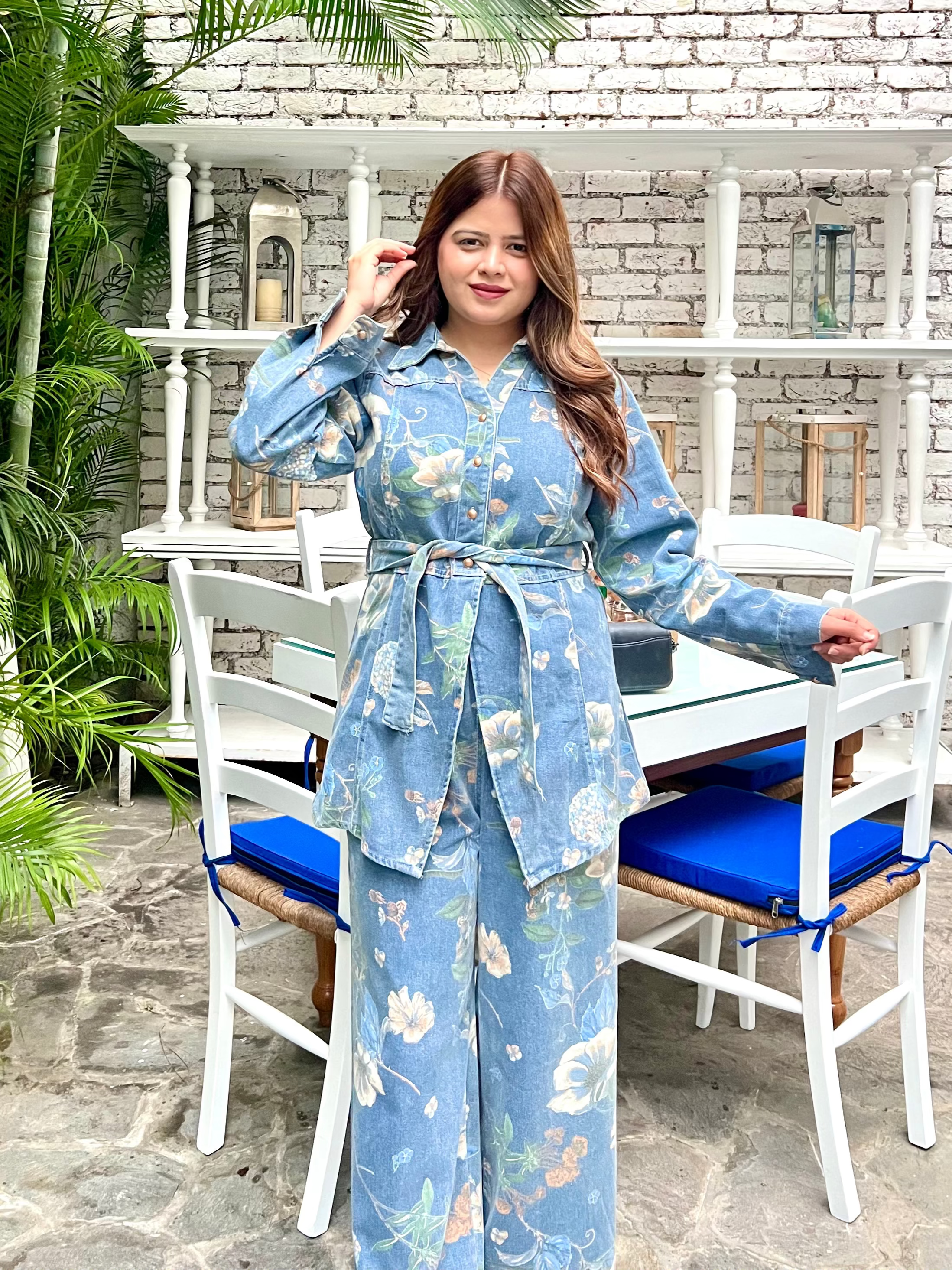 Jordan Floral Denim Coord