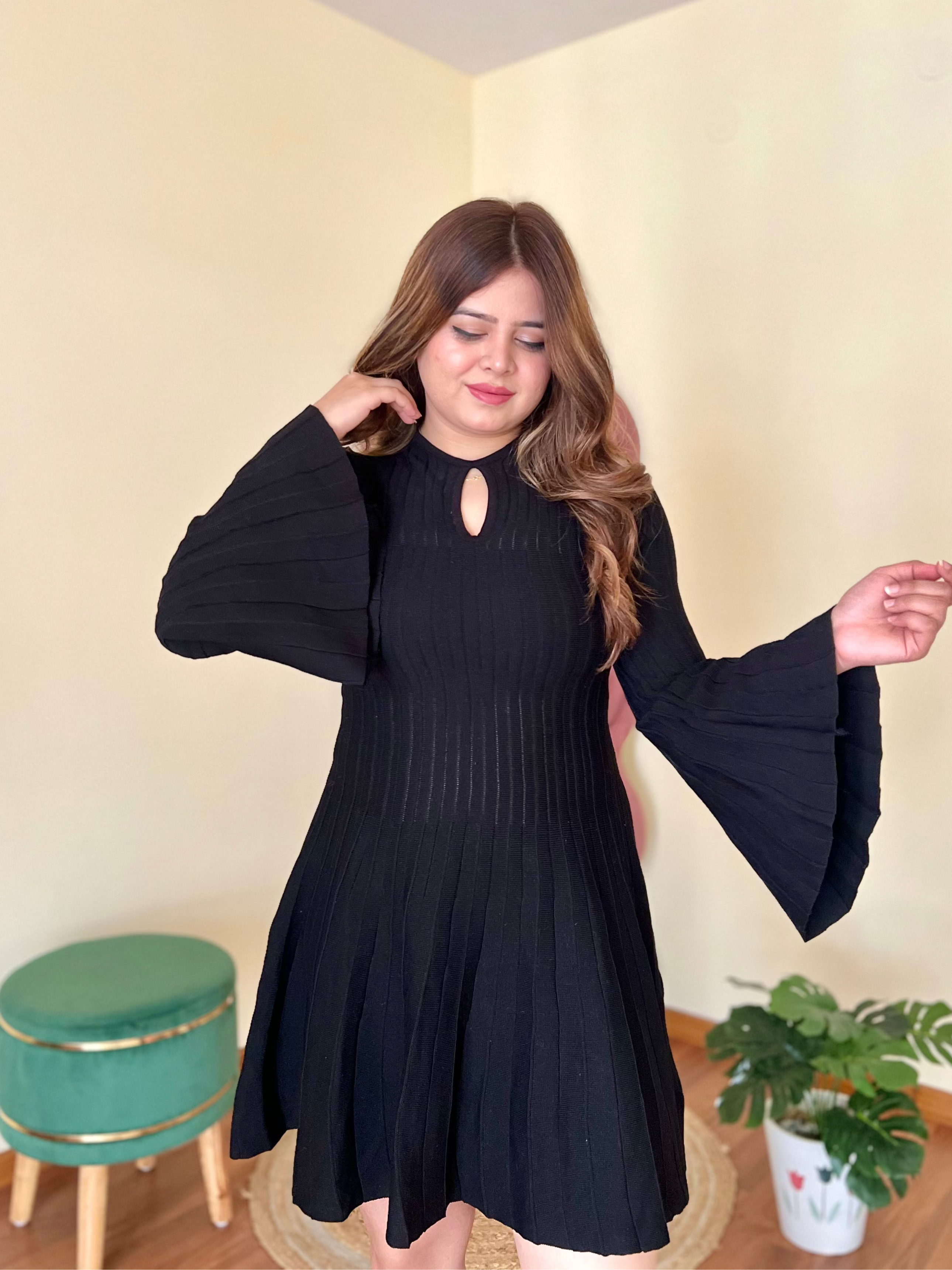 AUBREY RIBBED DRESS