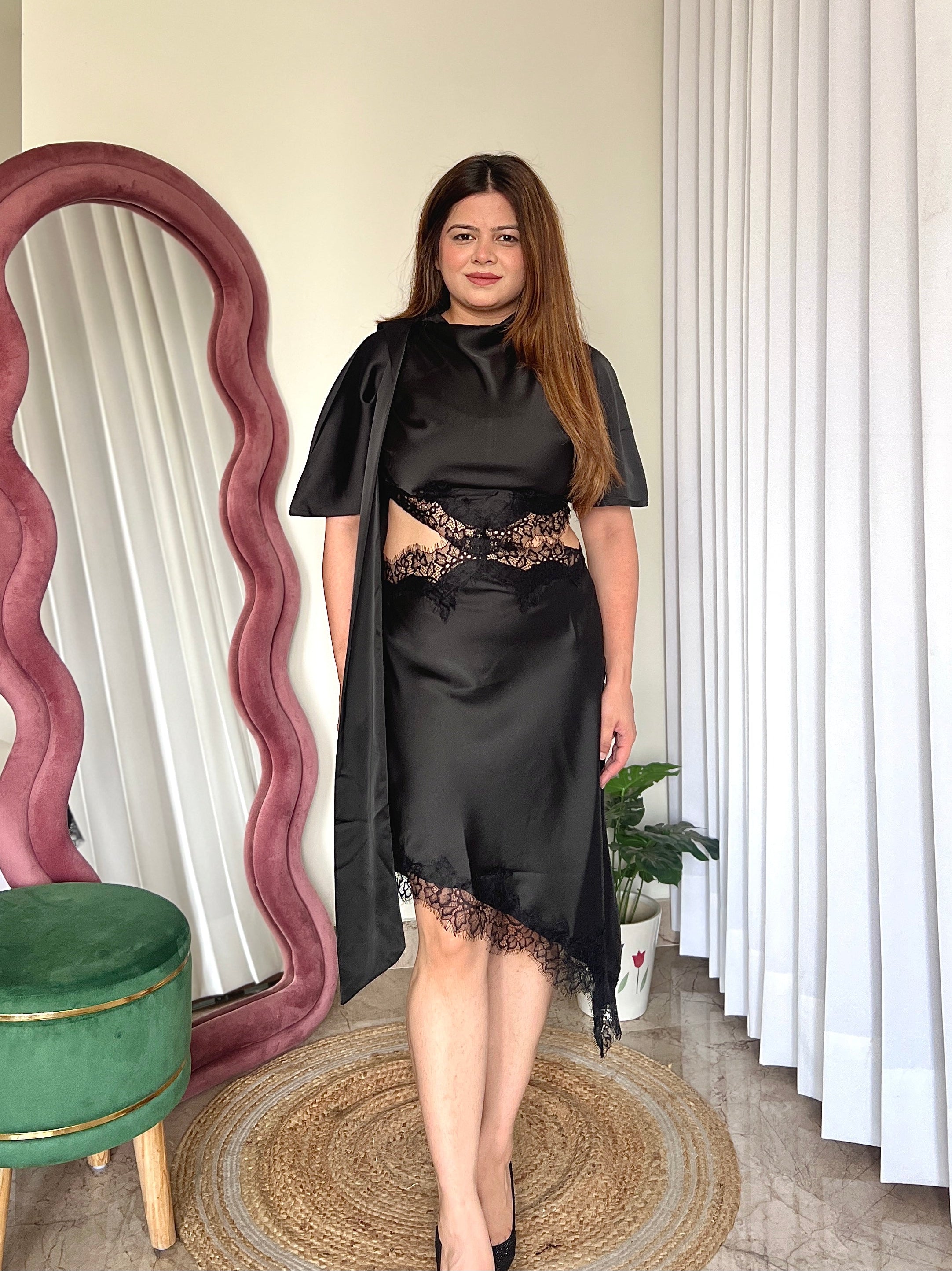 MINA SATIN DRESS
