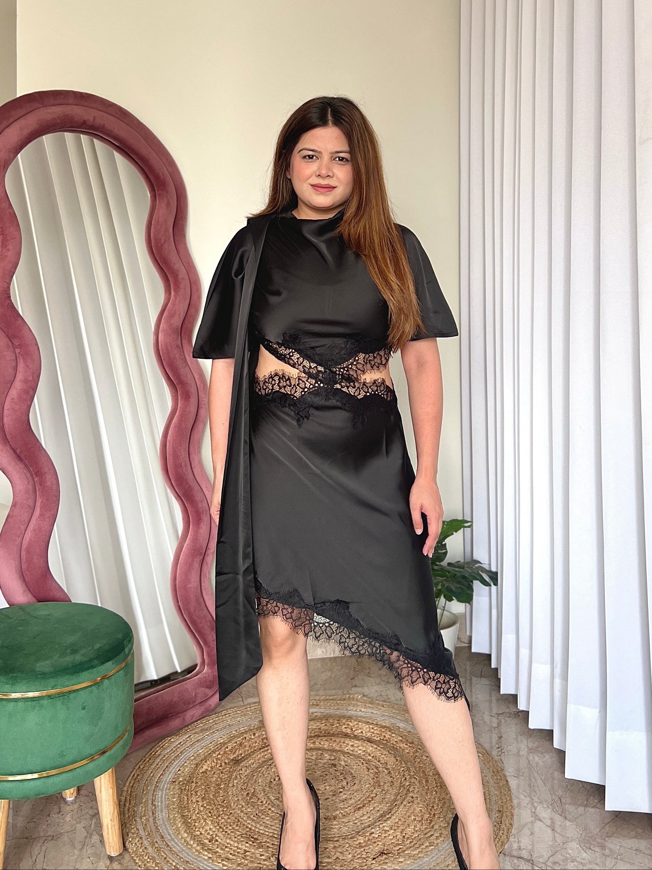 MINA SATIN DRESS