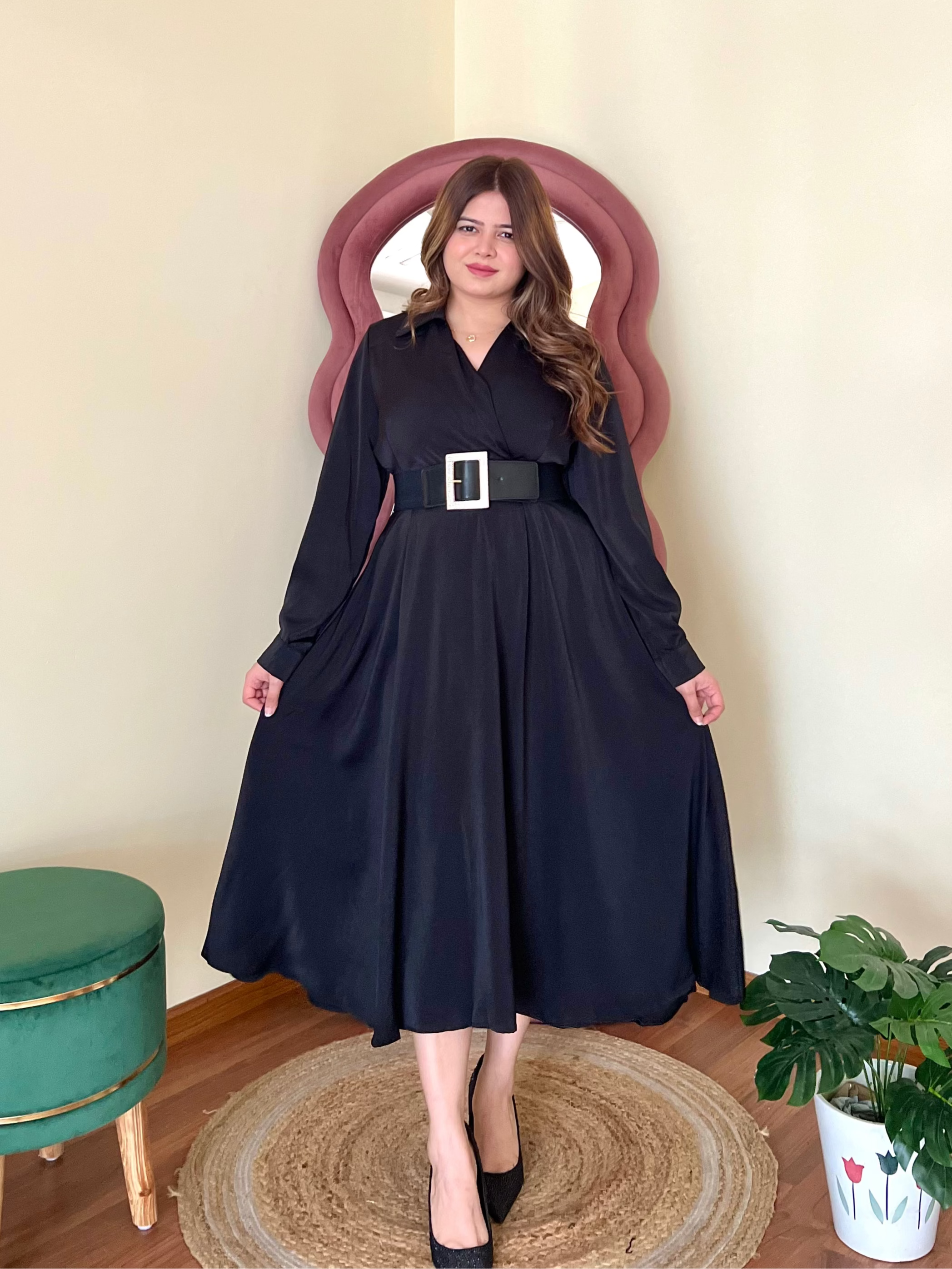 ALISON BELTED DRESS