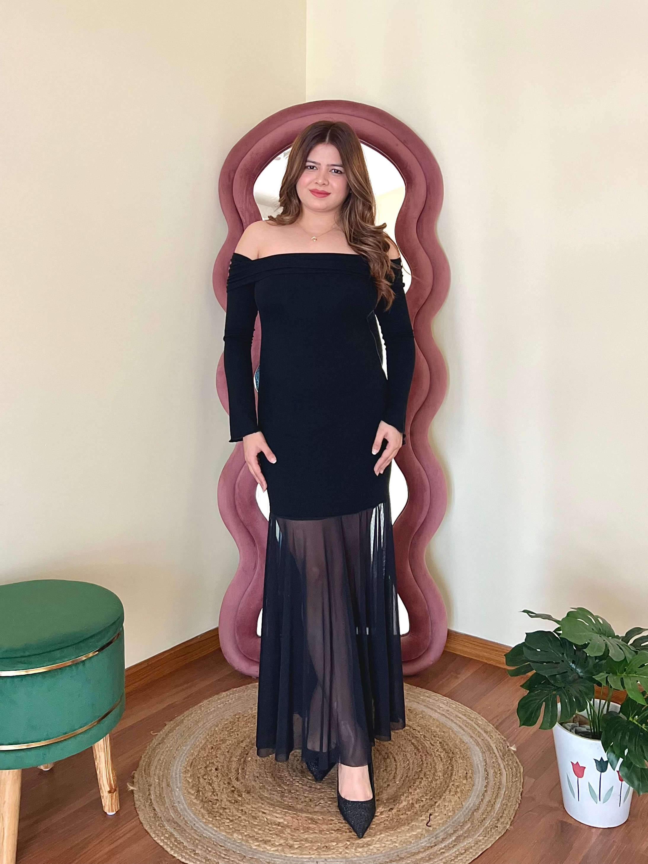 DIANA OFF SHOULDER GOWN