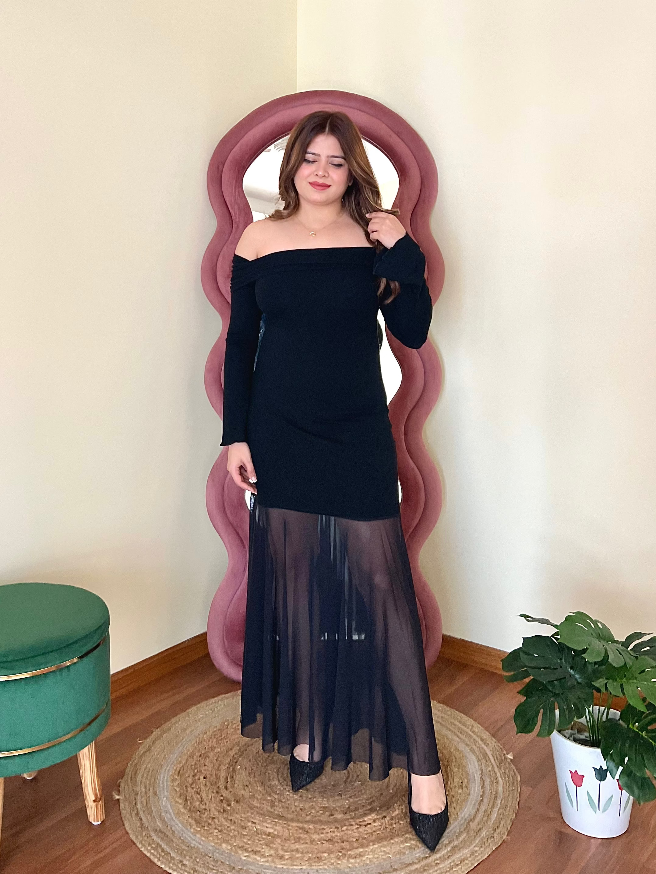 DIANA OFF SHOULDER GOWN