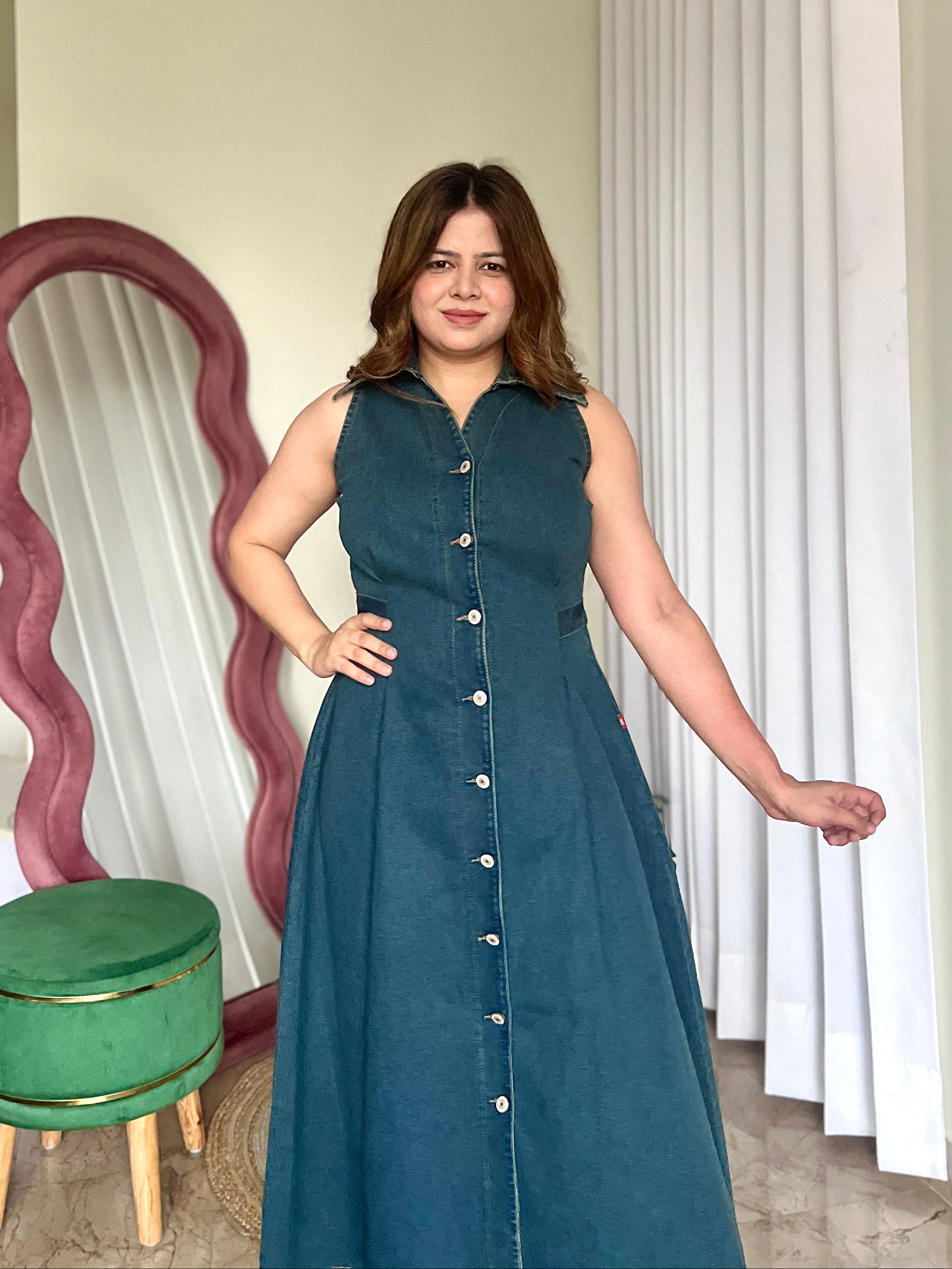 JULIAN DENIM DRESS