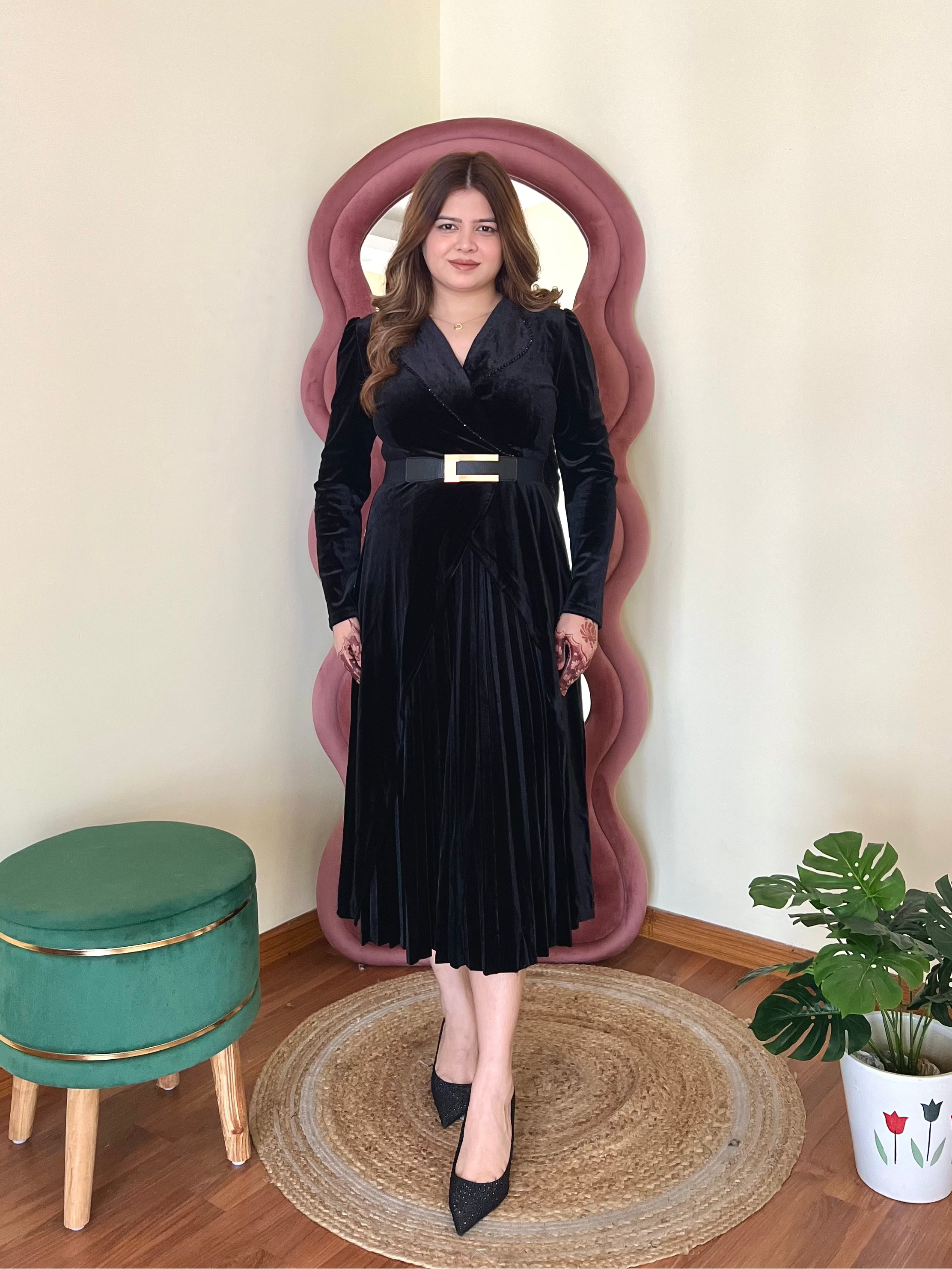 SOPHIE VELVET DRESS