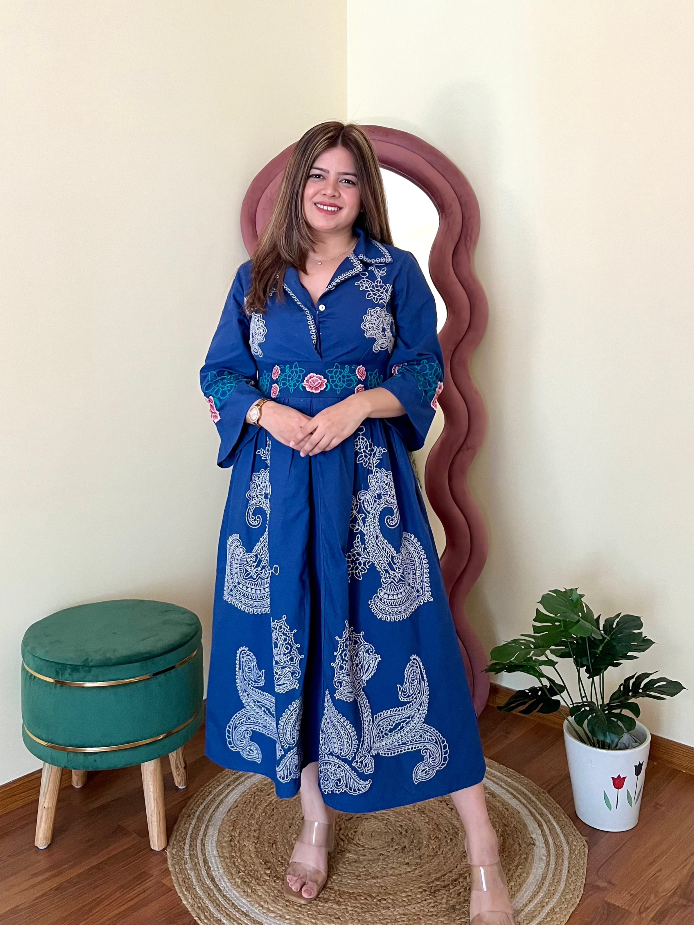 FLORENCE EMBROIDERED DRESS