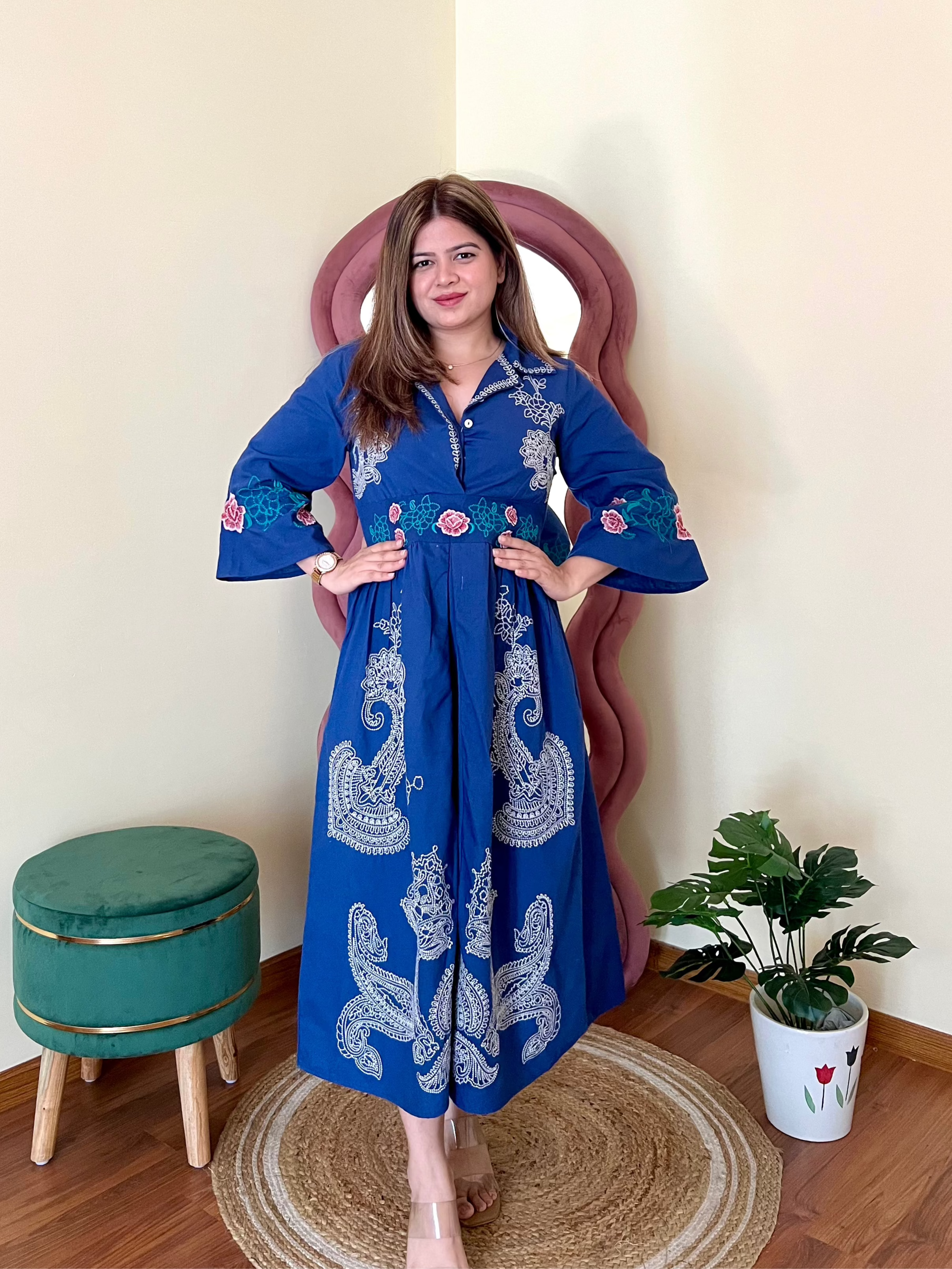 FLORENCE EMBROIDERED DRESS