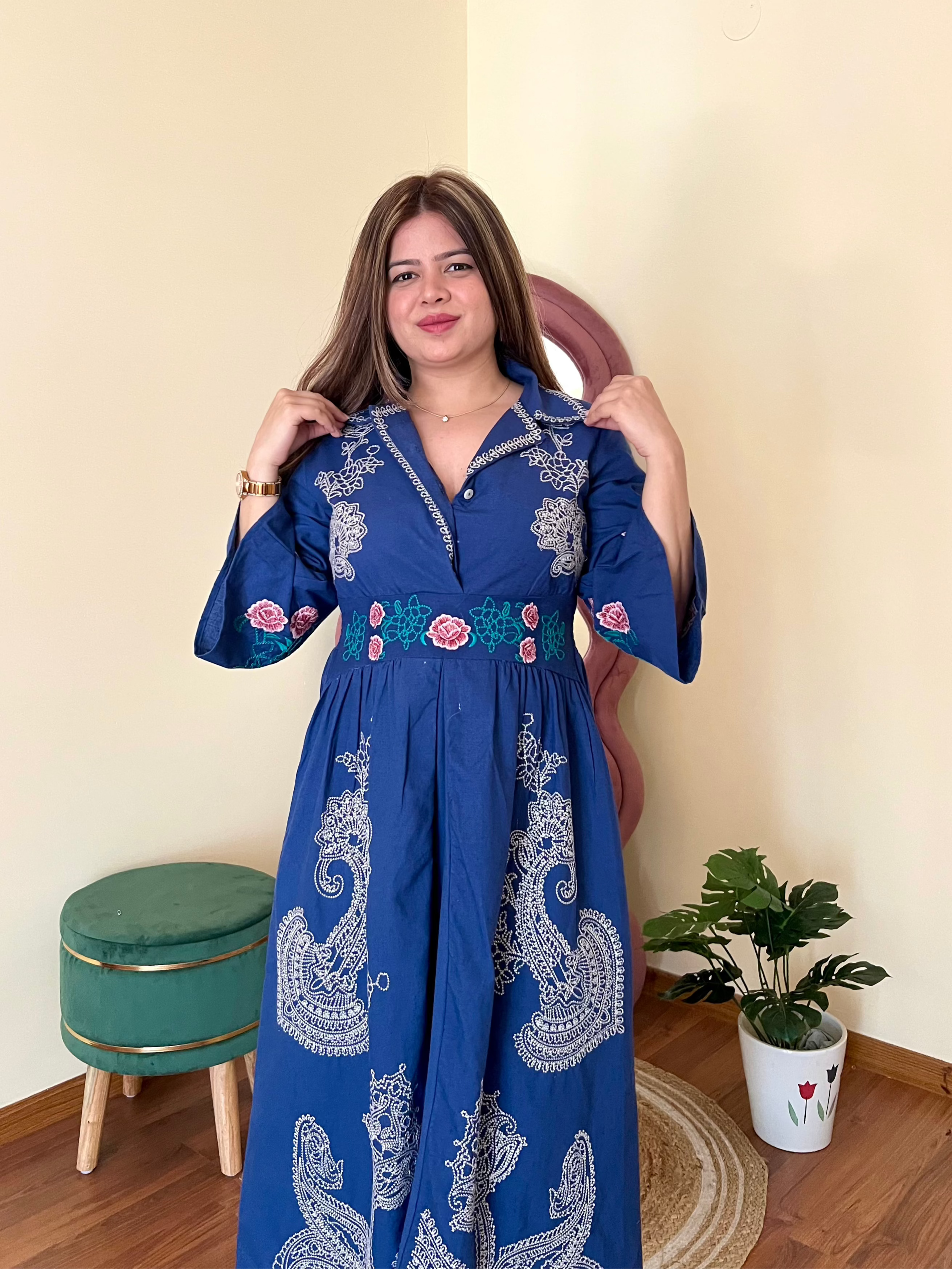 FLORENCE EMBROIDERED DRESS