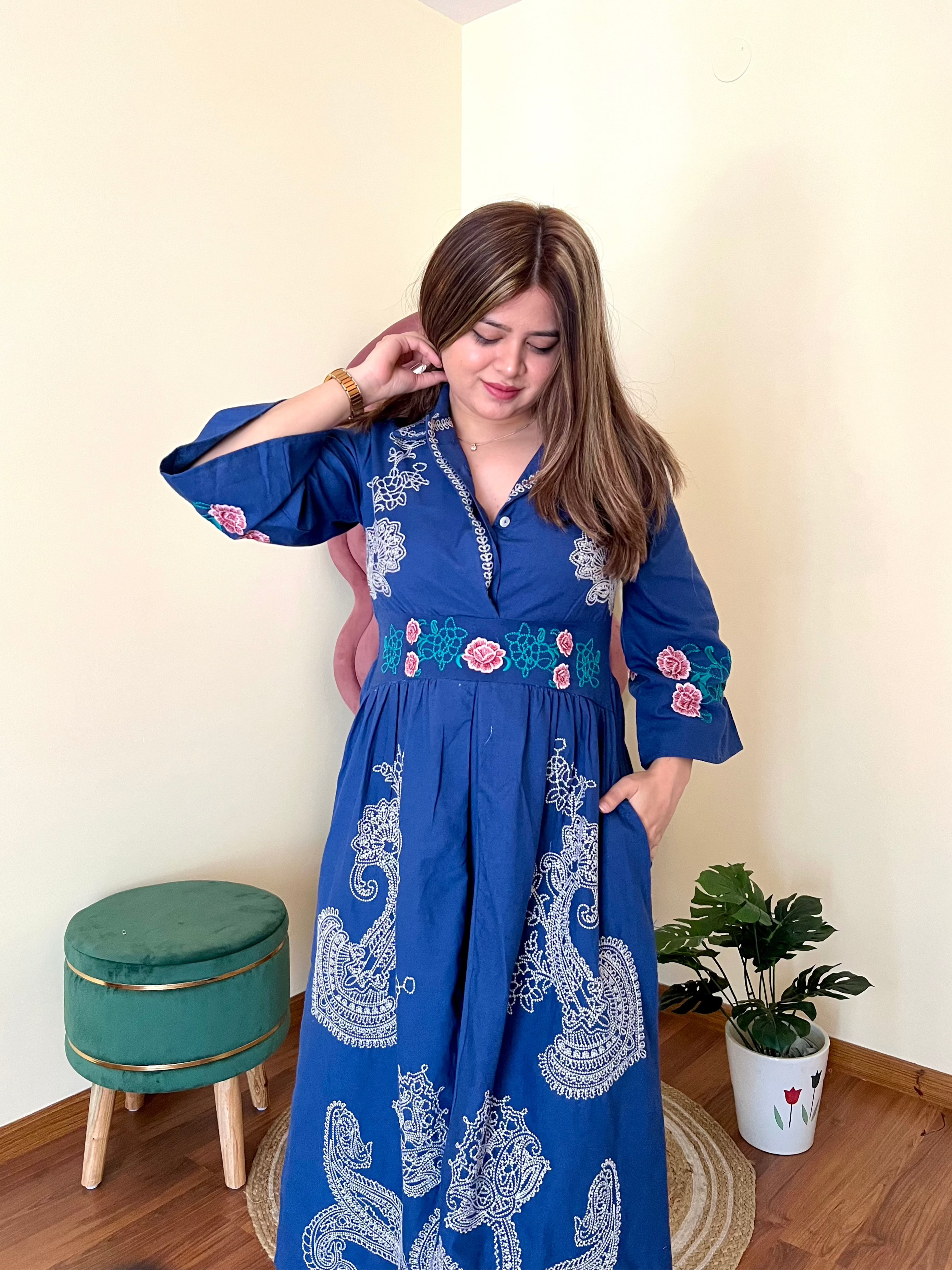 FLORENCE EMBROIDERED DRESS