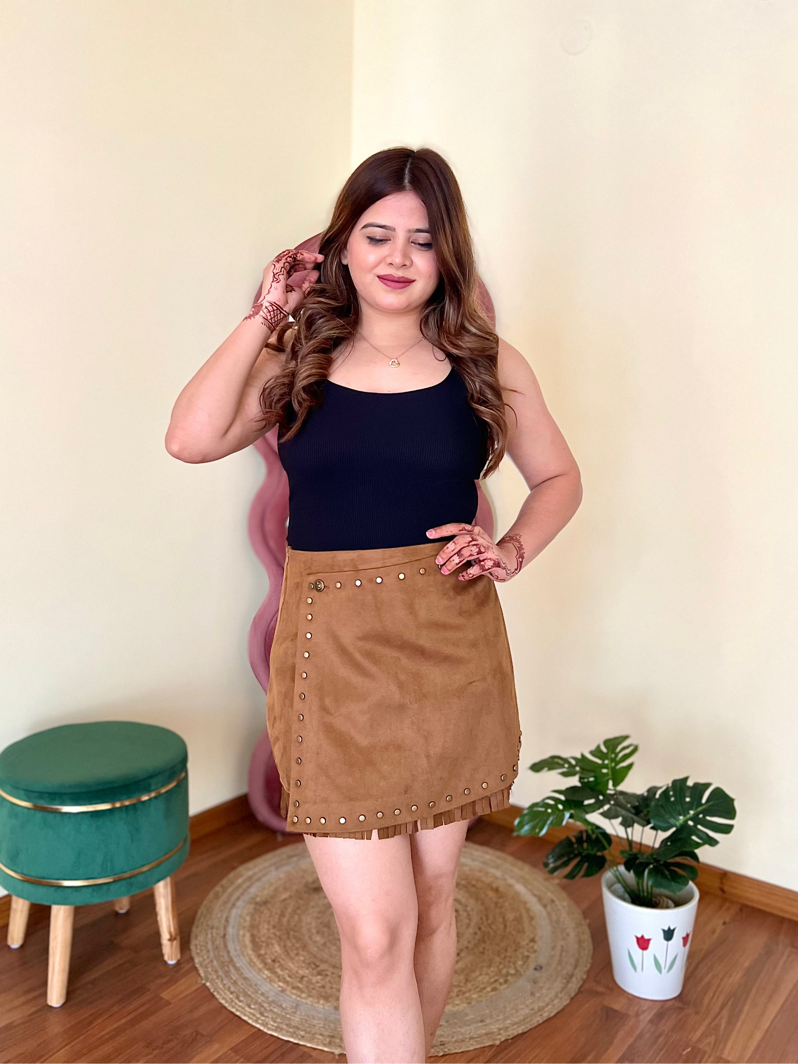 EDEN SUEDE SKIRT