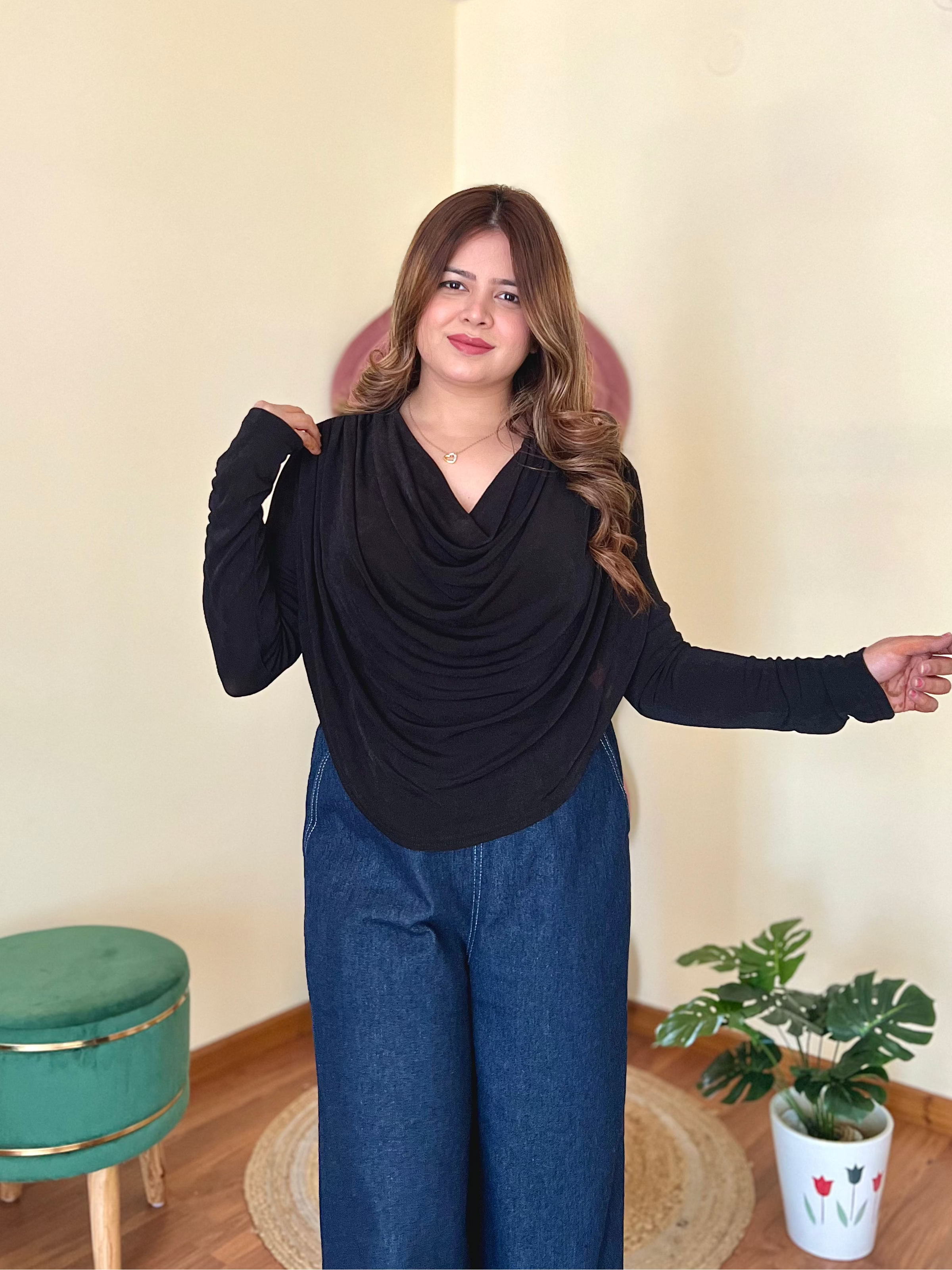 WINNIE COWL TOP