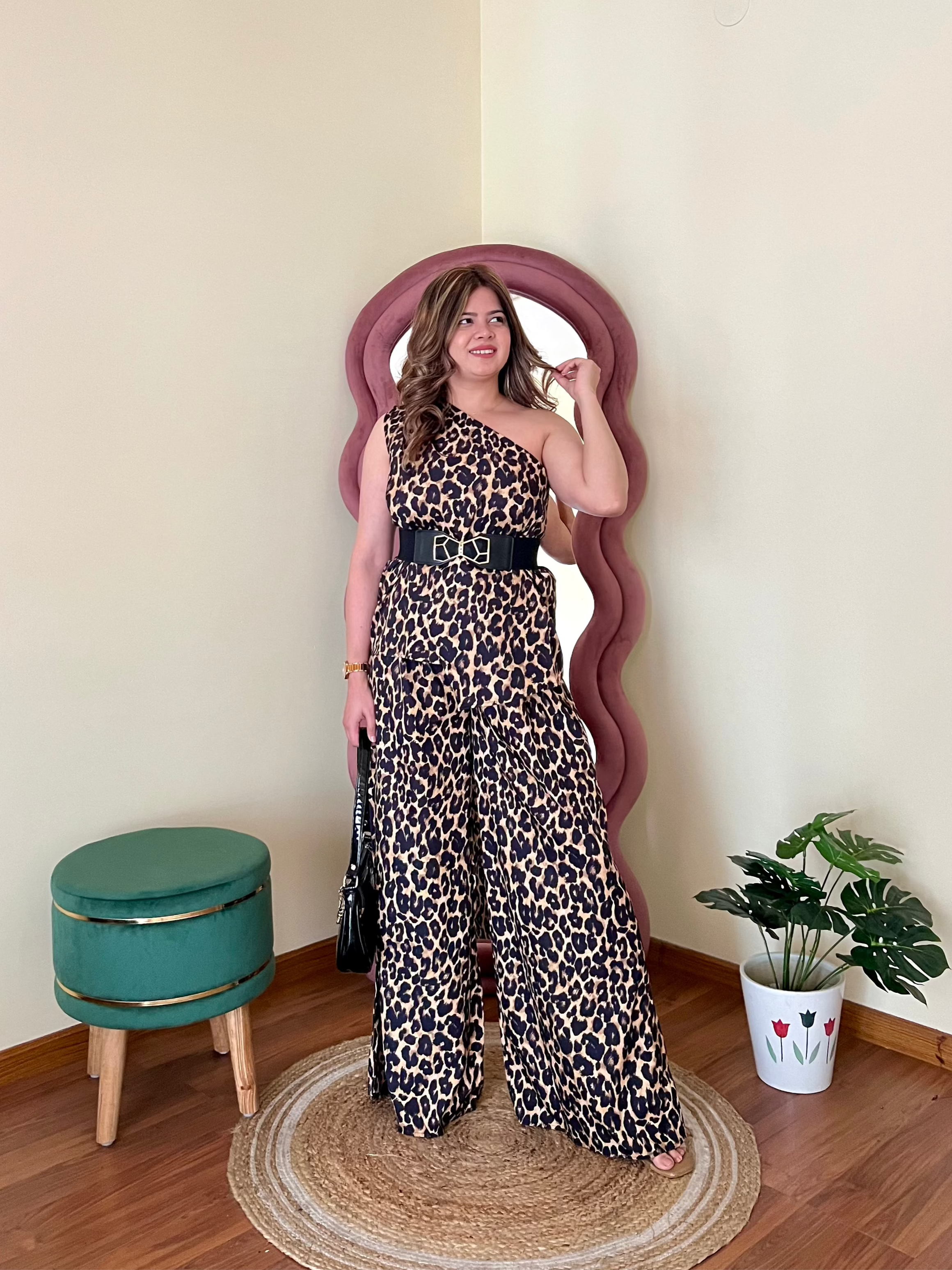 ELEGANCE LEOPARD COORD