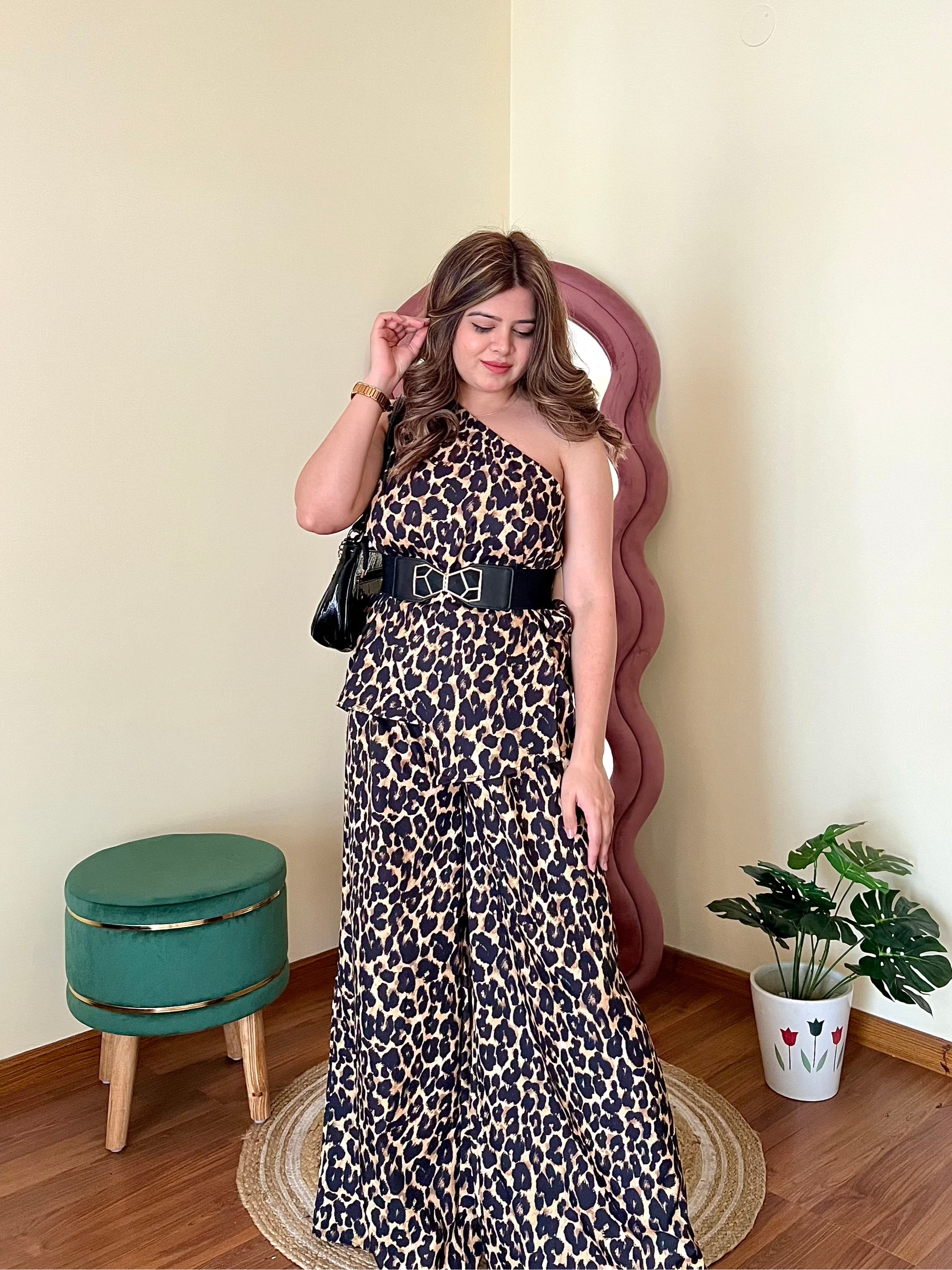 ELEGANCE LEOPARD COORD