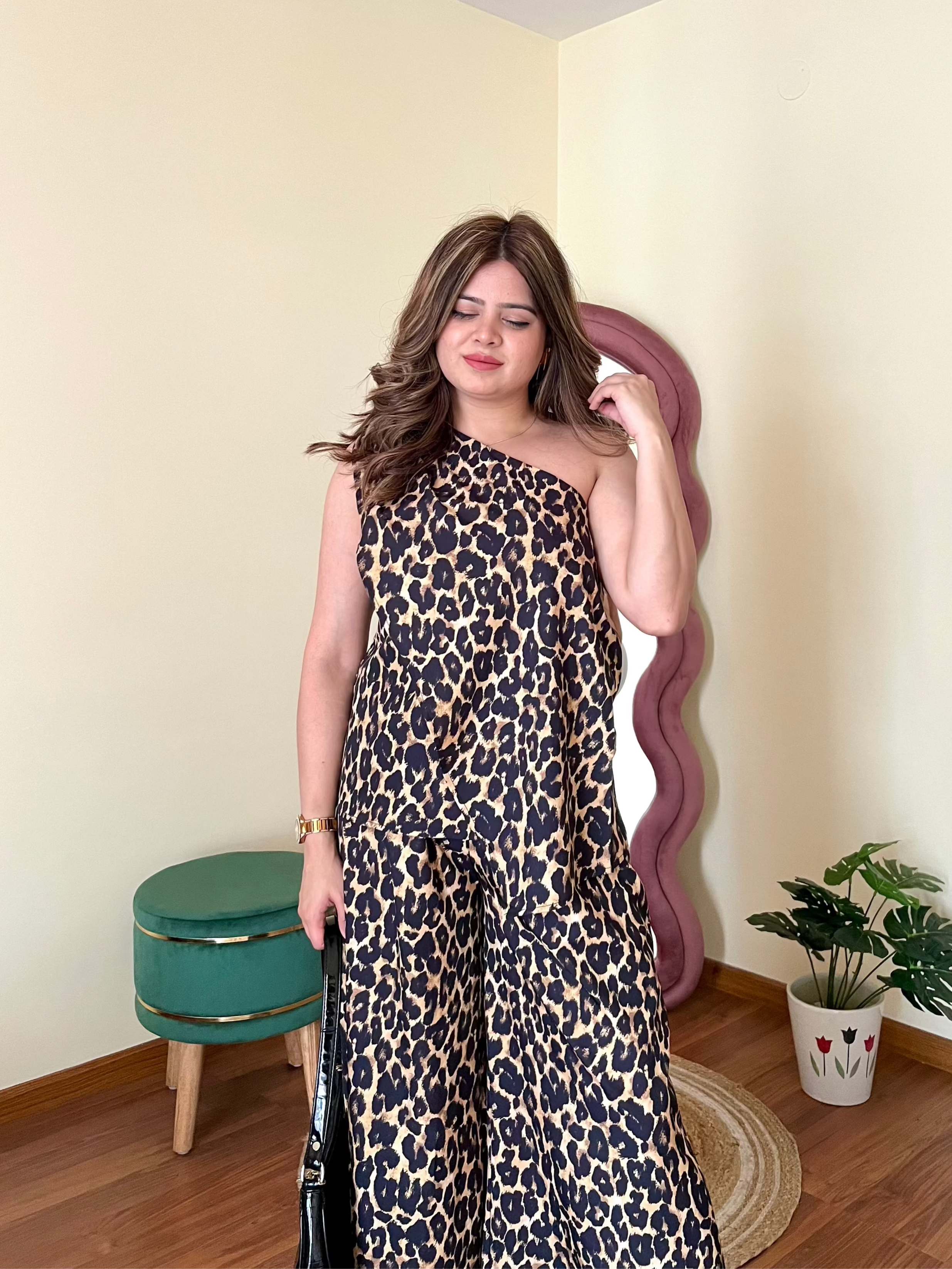 ELEGANCE LEOPARD COORD