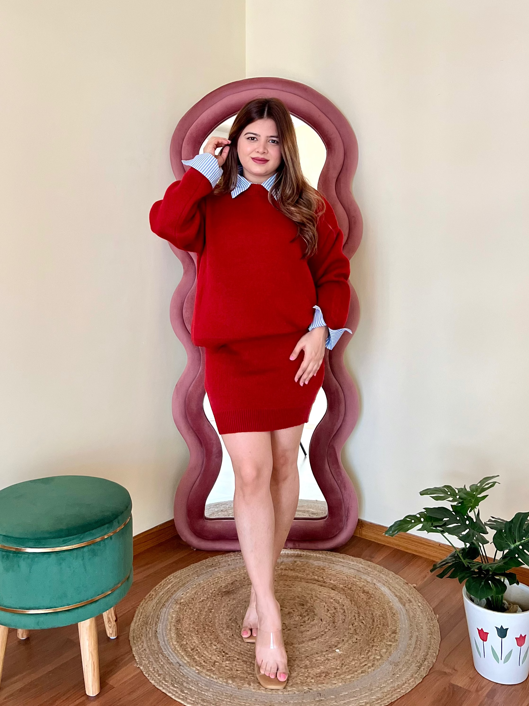 LOTTIE KNITTED SKIRT SET