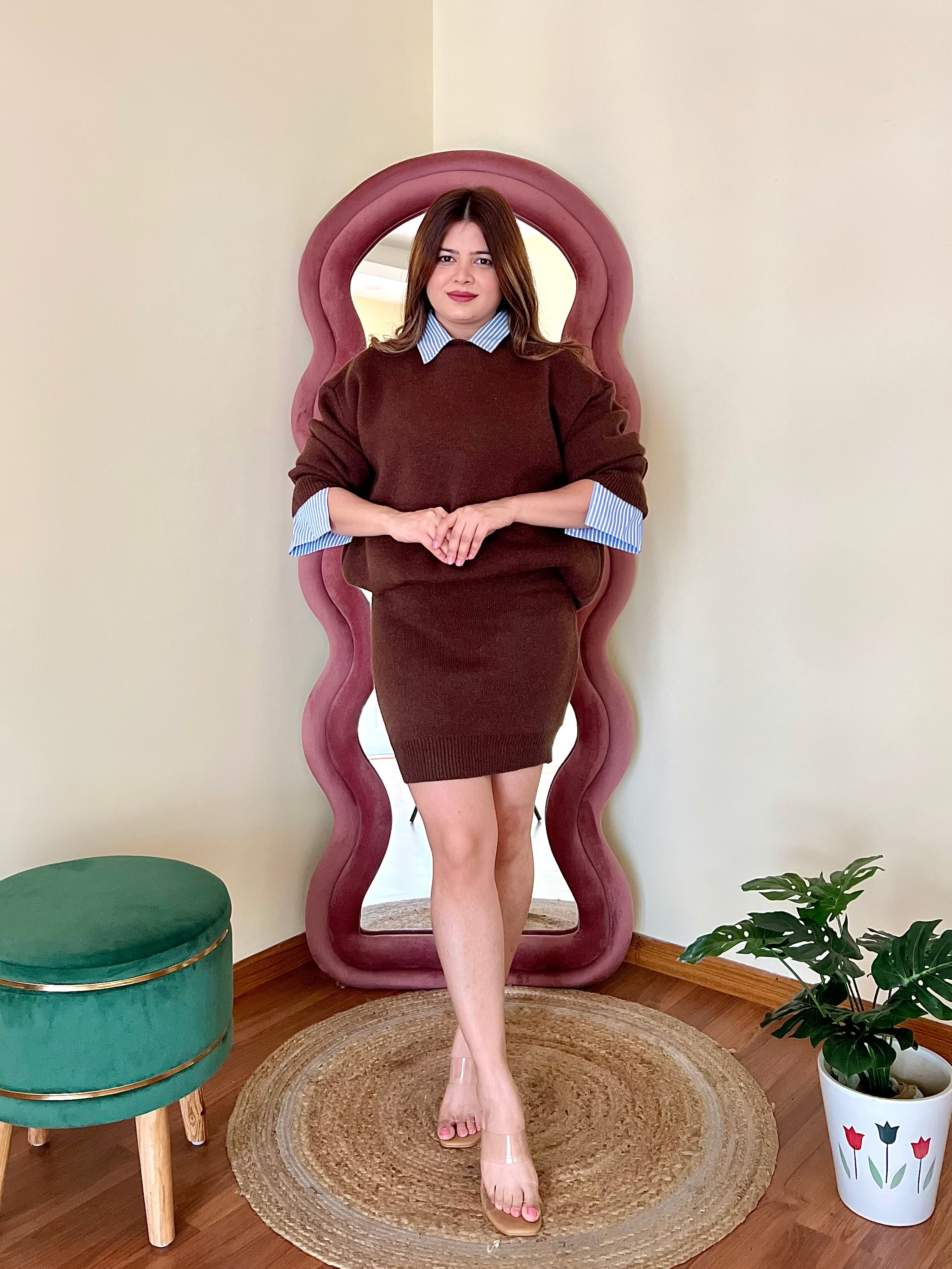 LOTTIE KNITTED SKIRT SET