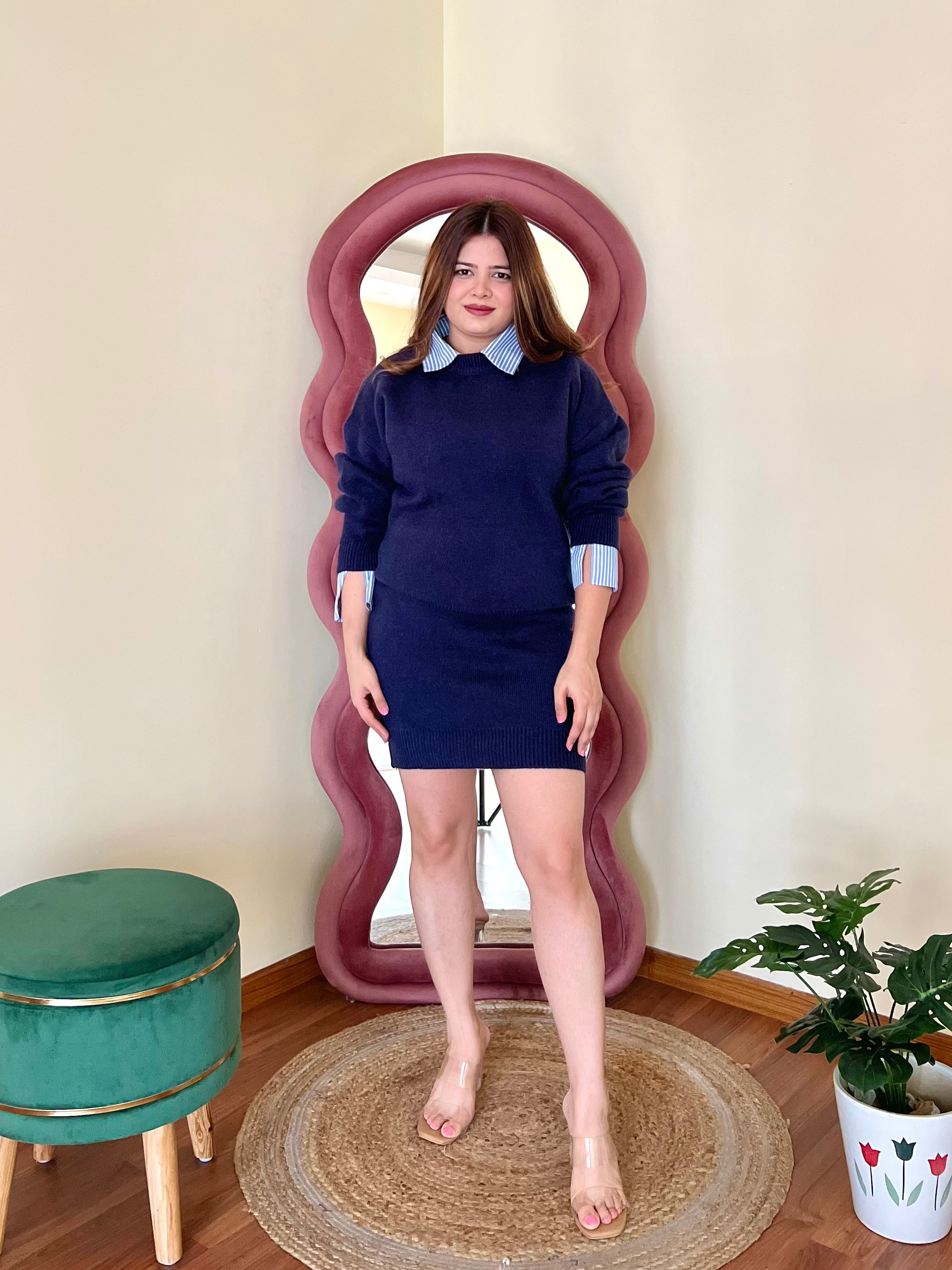 LOTTIE KNITTED SKIRT SET