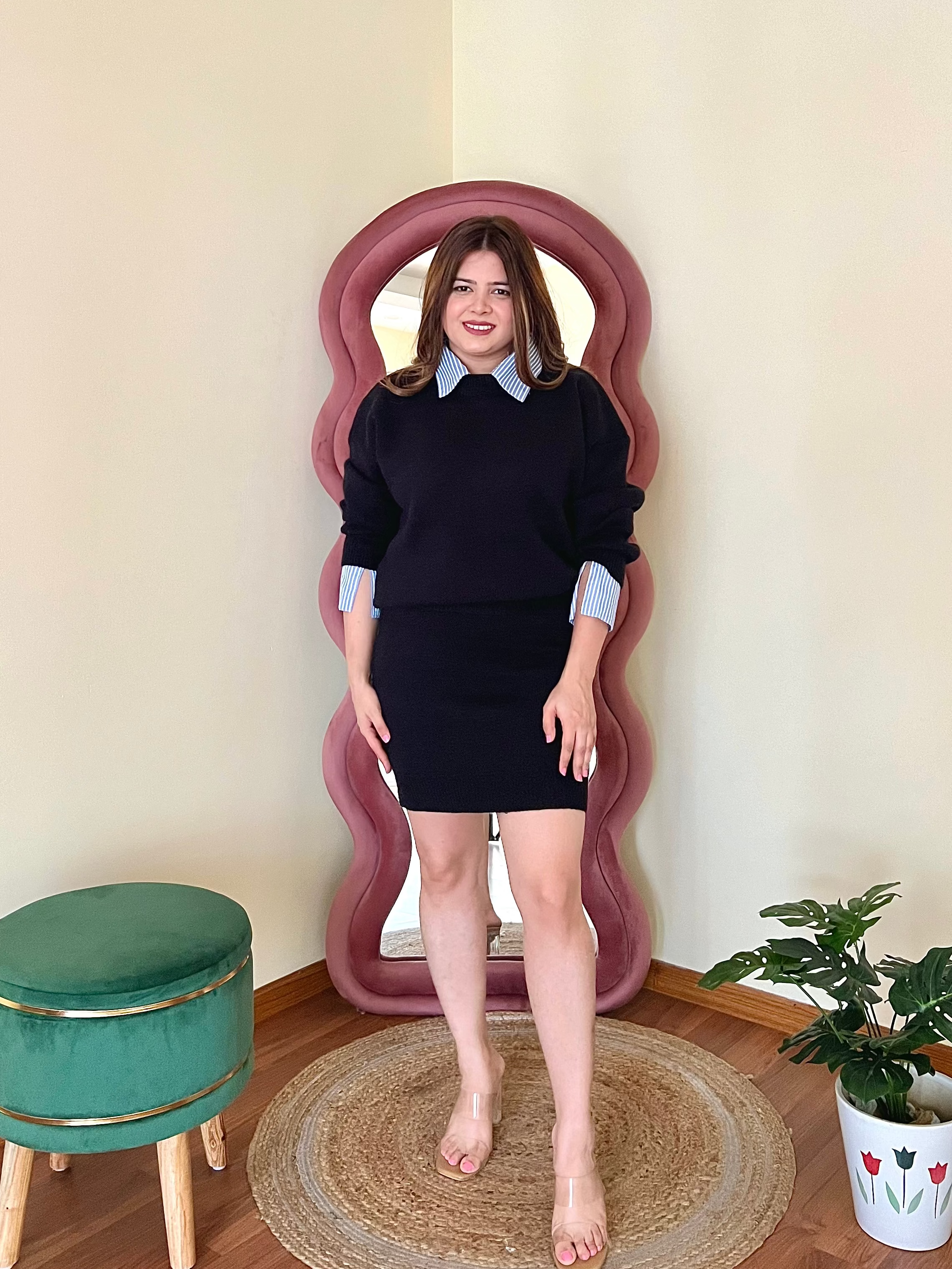 LOTTIE KNITTED SKIRT SET