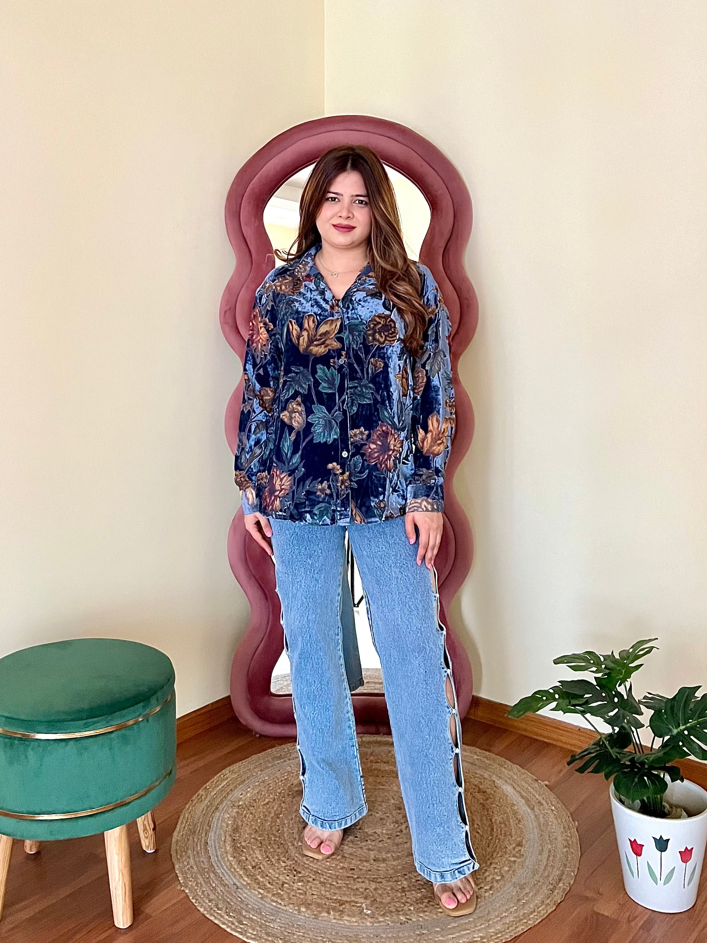 JASMINE VELVET SHIRT