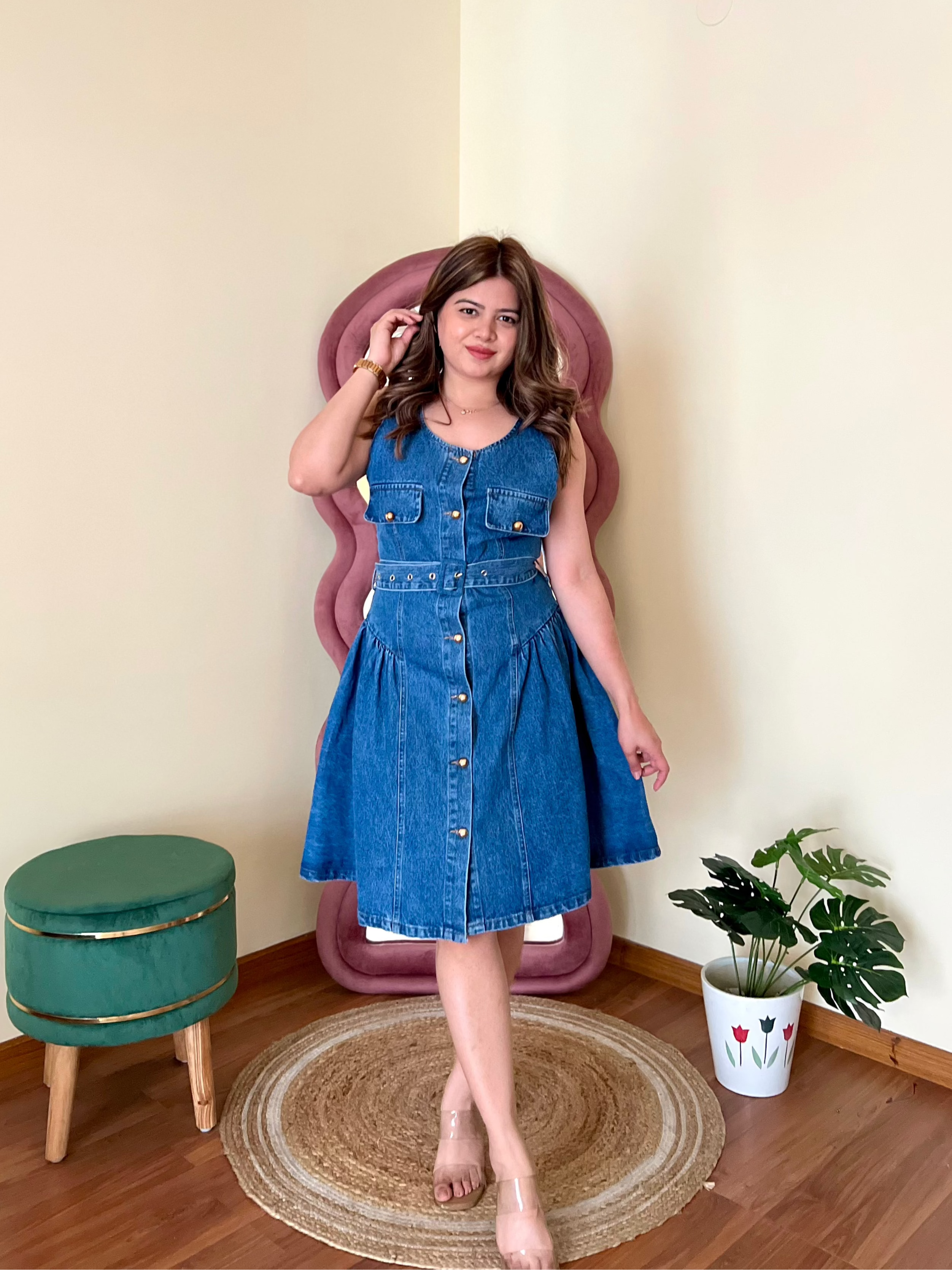 TESSA DENIM DRESS