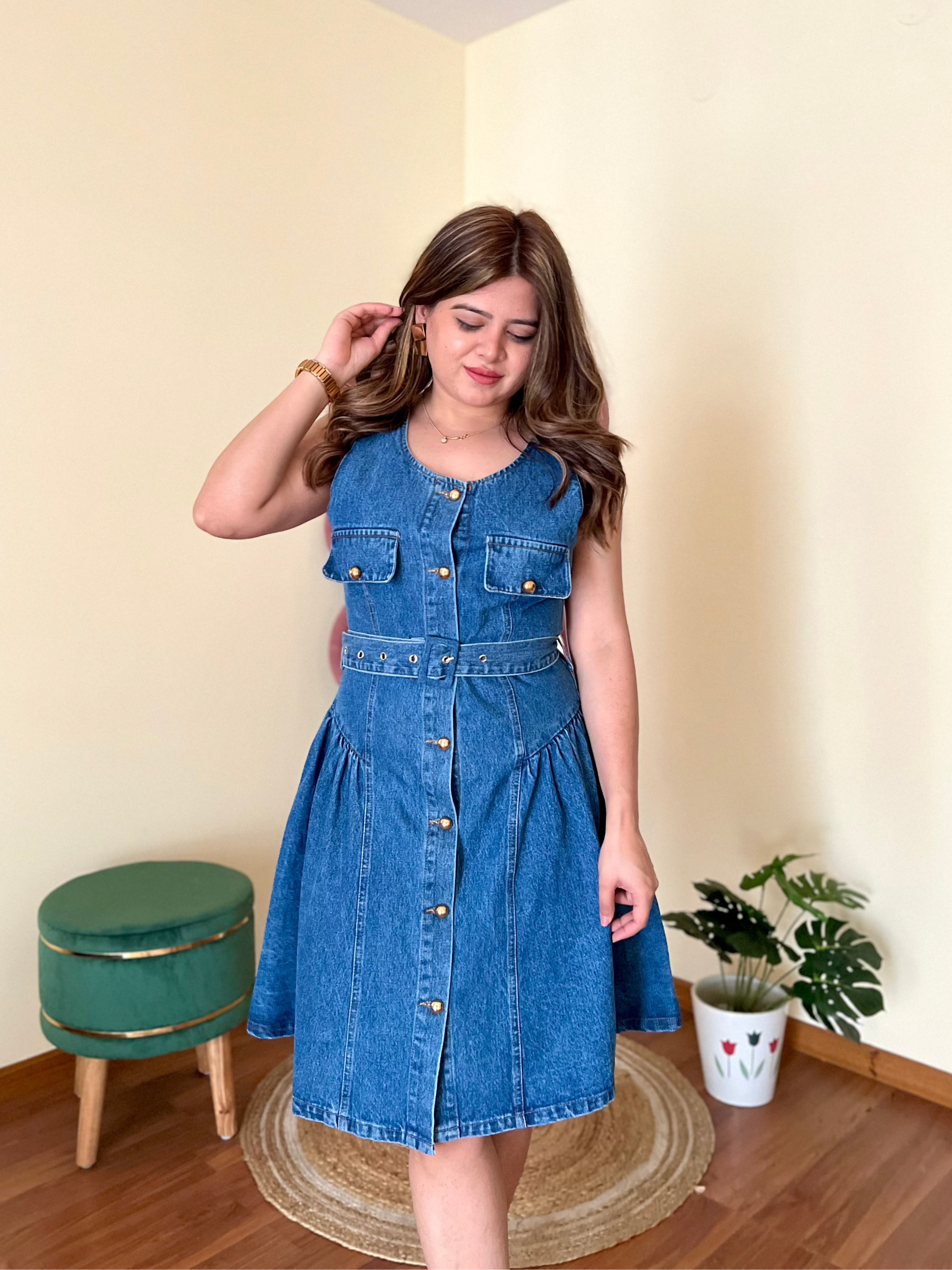 TESSA DENIM DRESS