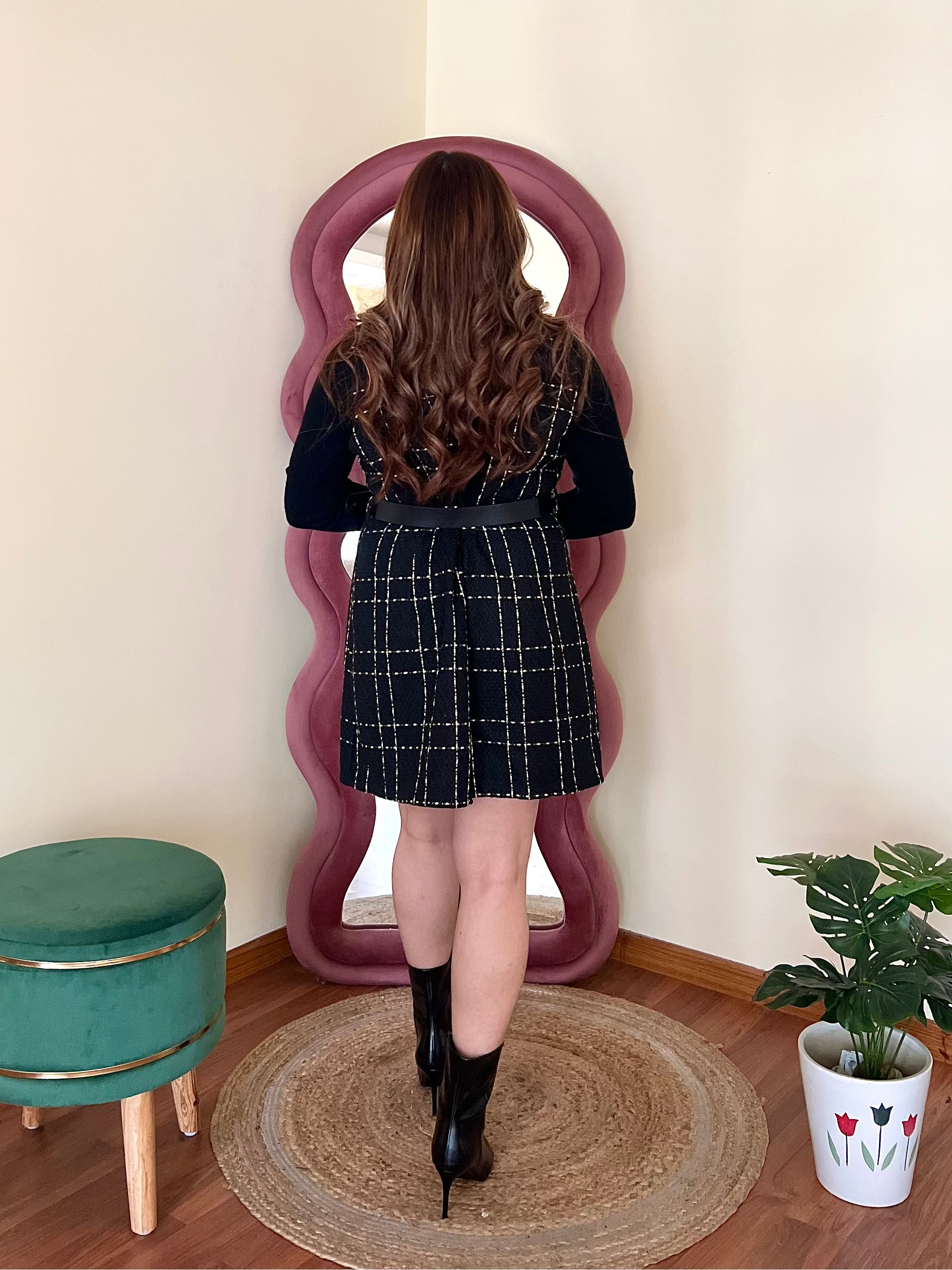 PERRY TWEED 3PC DRESS