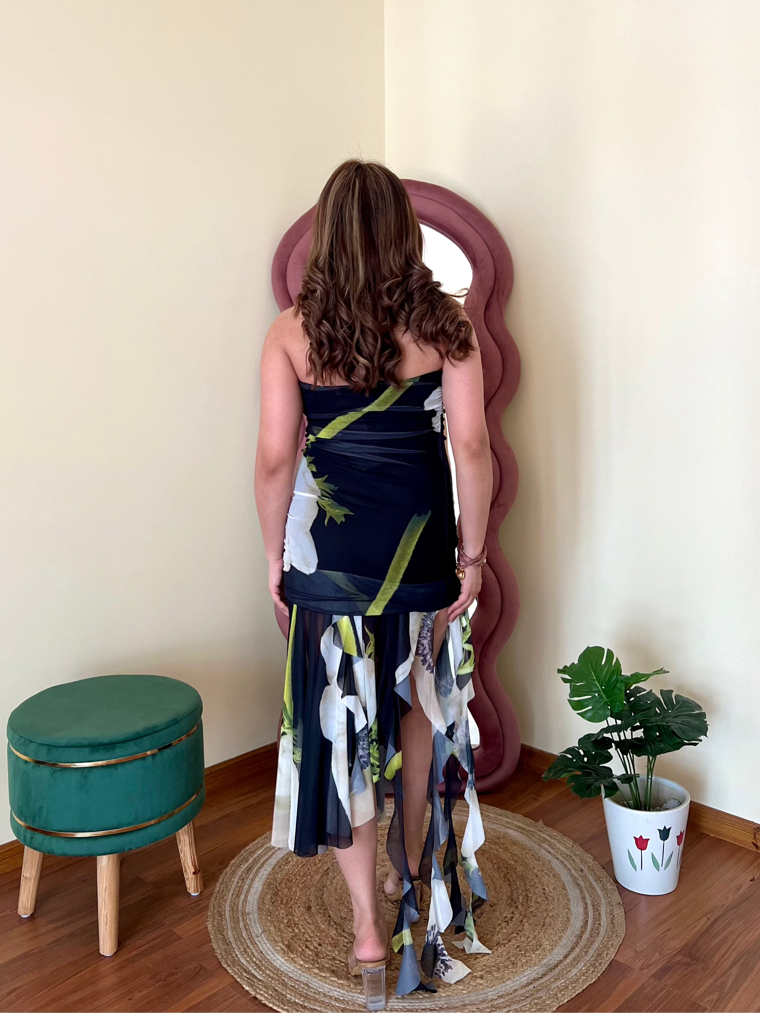 KELLY MESH TUBE DRESS