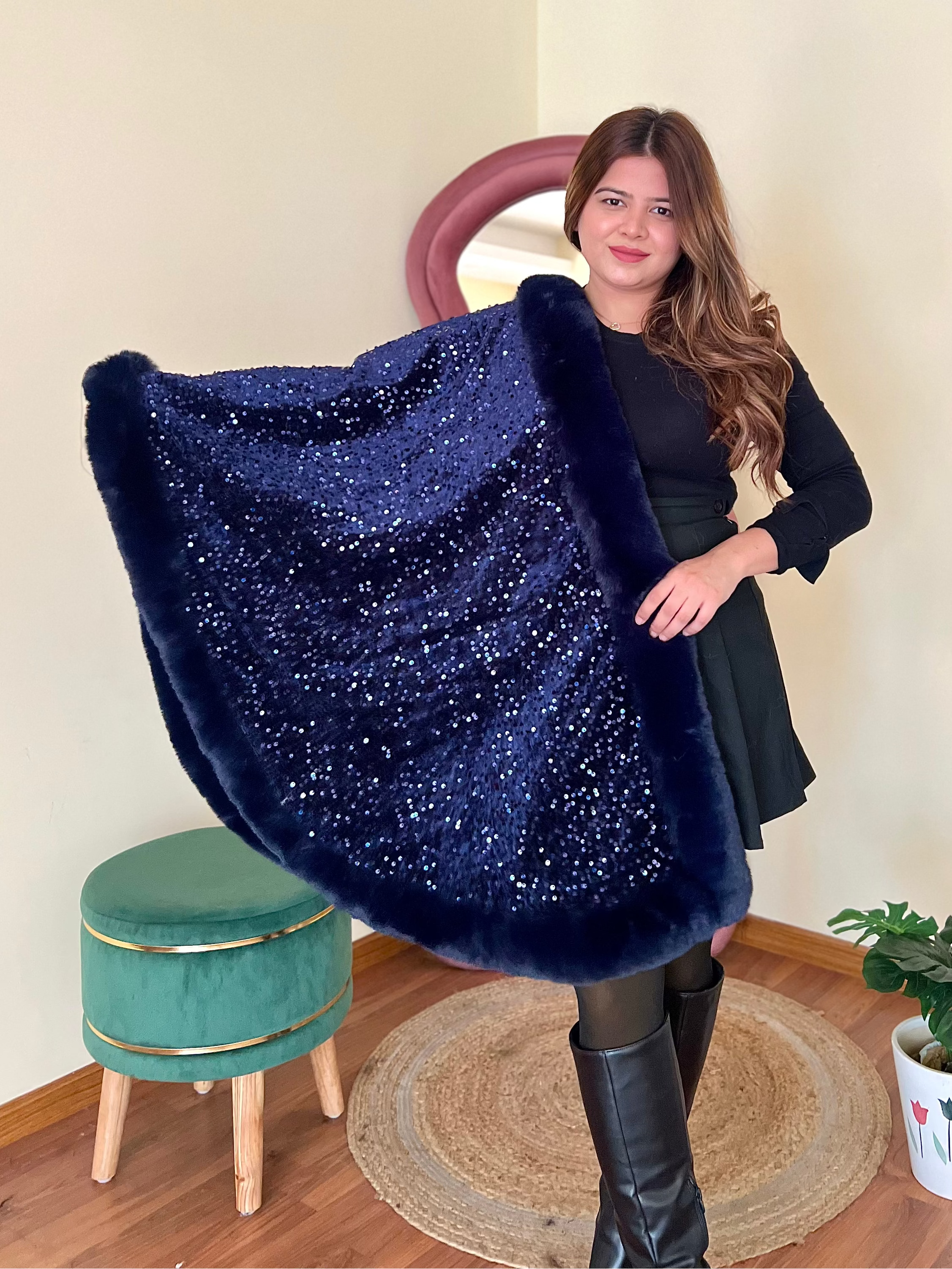 NOOR GLITTER SHAWL