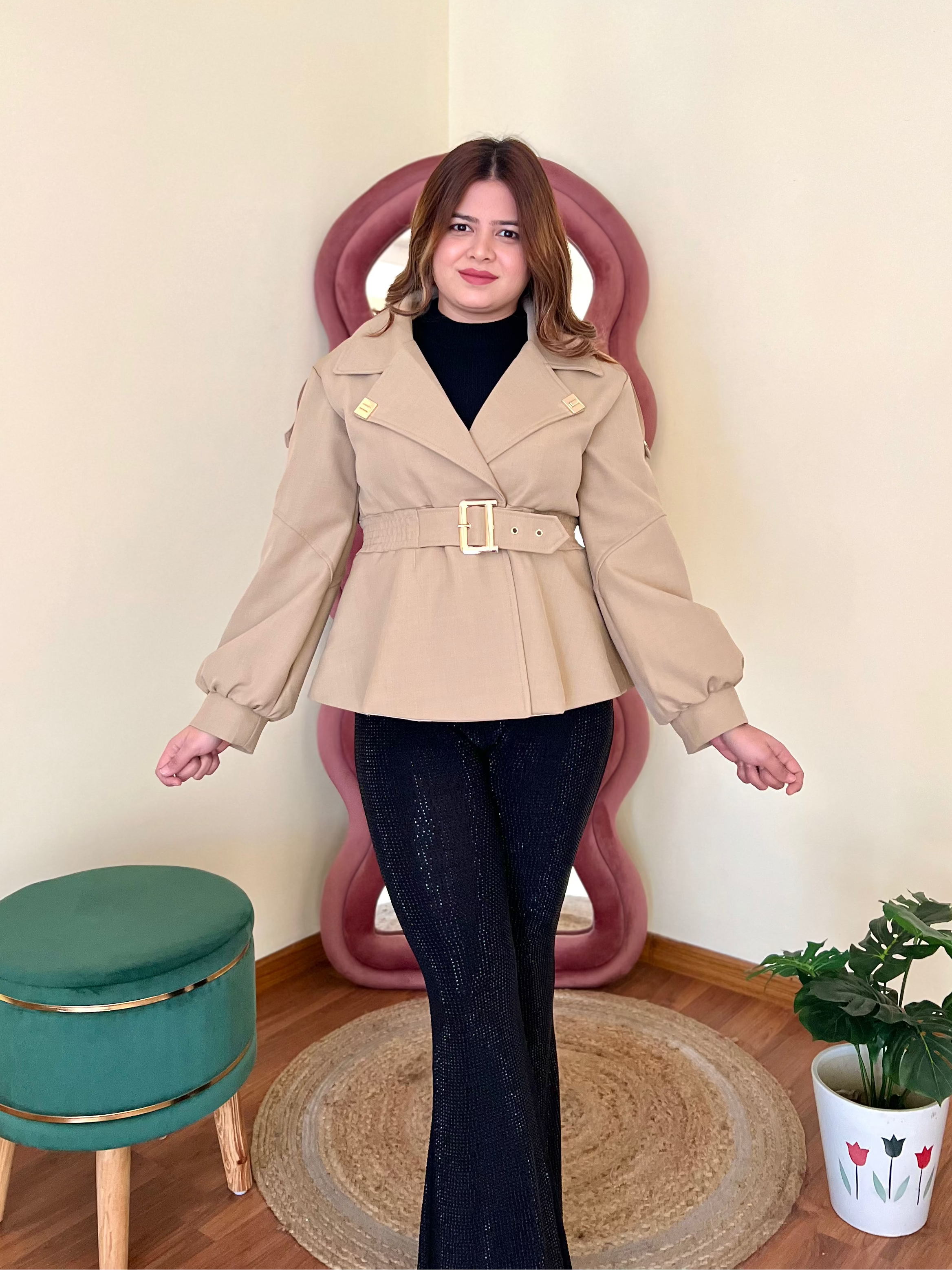BETSY BELTED JACKET